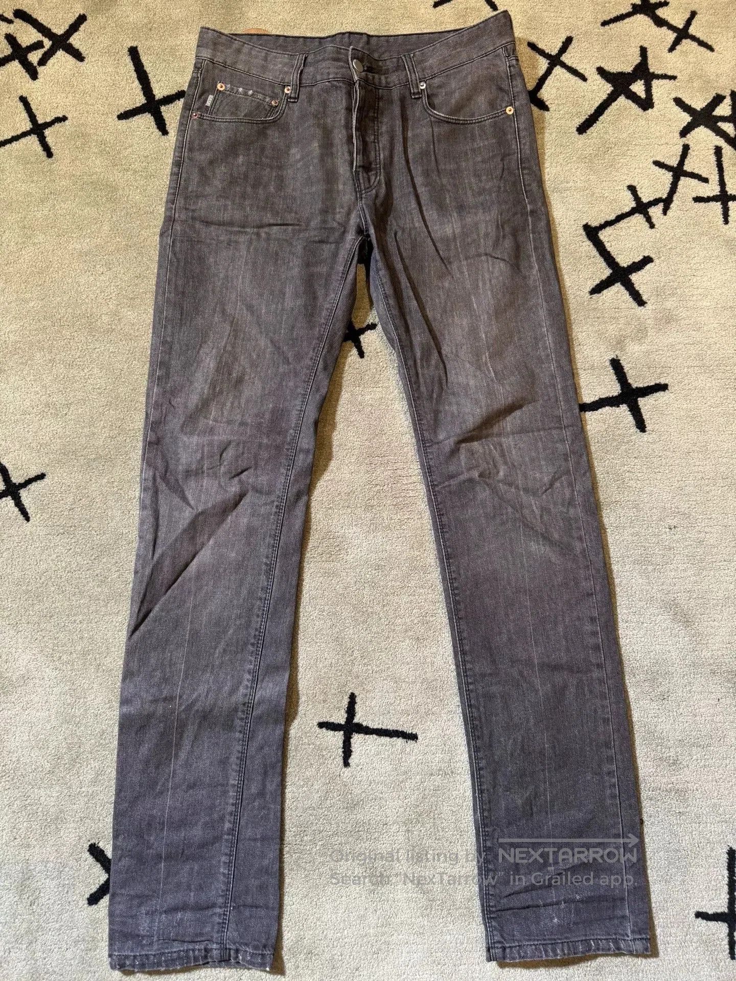Raf by Raf Simons raf simons long denim pants in unique design. Size US 32 / EU 48 - 1 Thumbnail