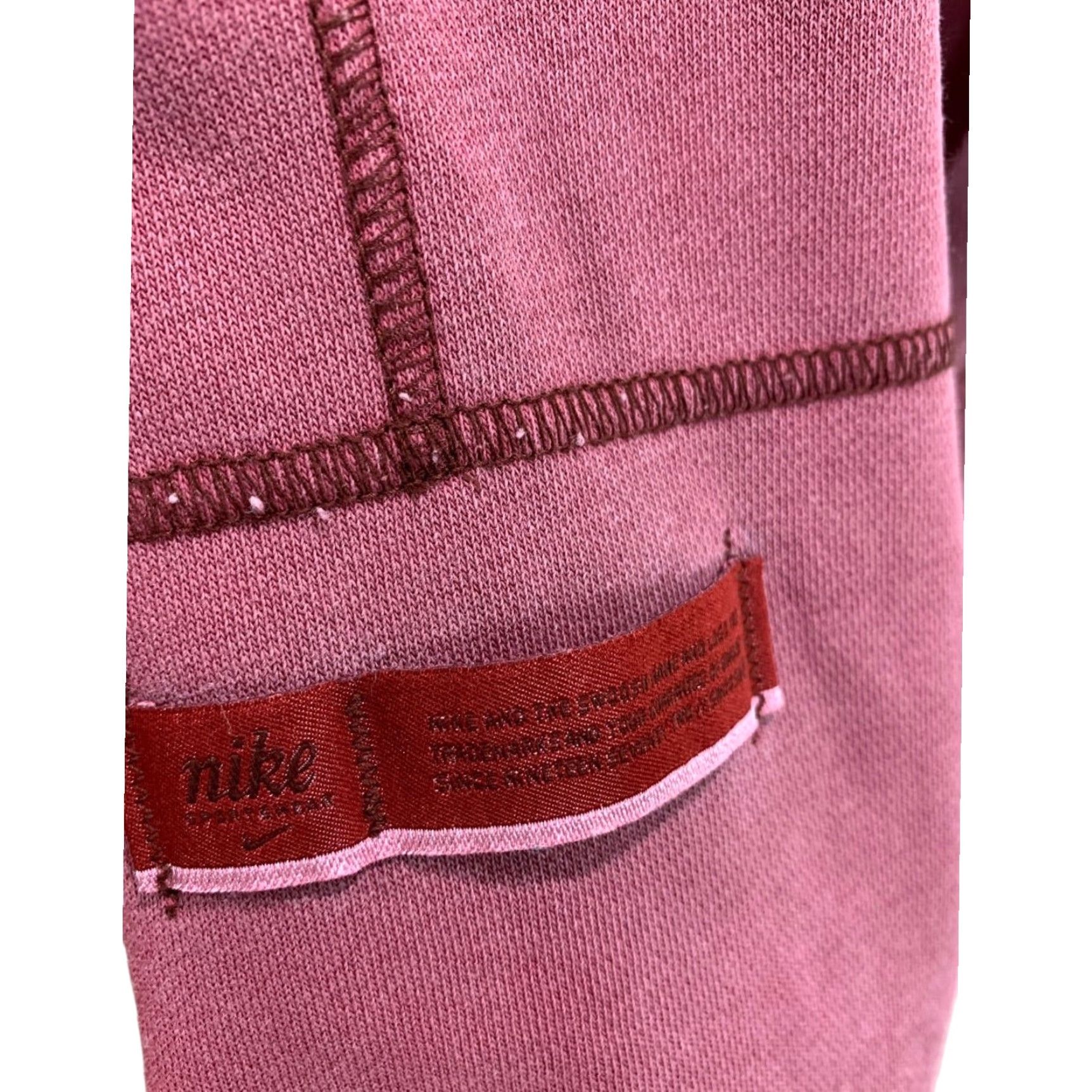 Nike Nike Hoodie Mens Medium Pullover Sweatshirt French Terry Pink Sweet Beet Size US M / EU 48-50 / 2 - 6 Thumbnail