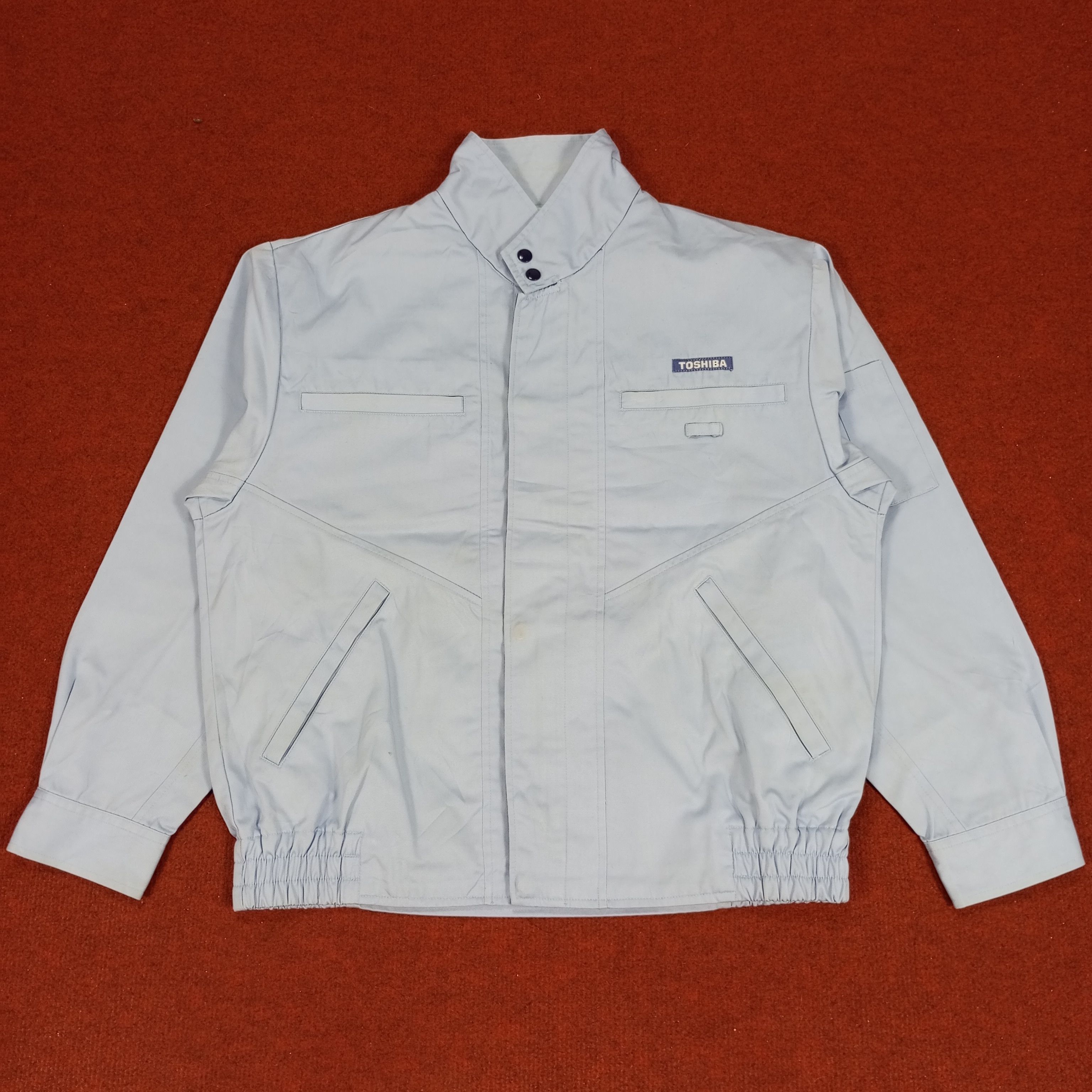 Japanese Brand × Vintage Toshiba Japanese Brand Workwear Style Jacket Size US M / EU 48-50 / 2 - 1 Thumbnail