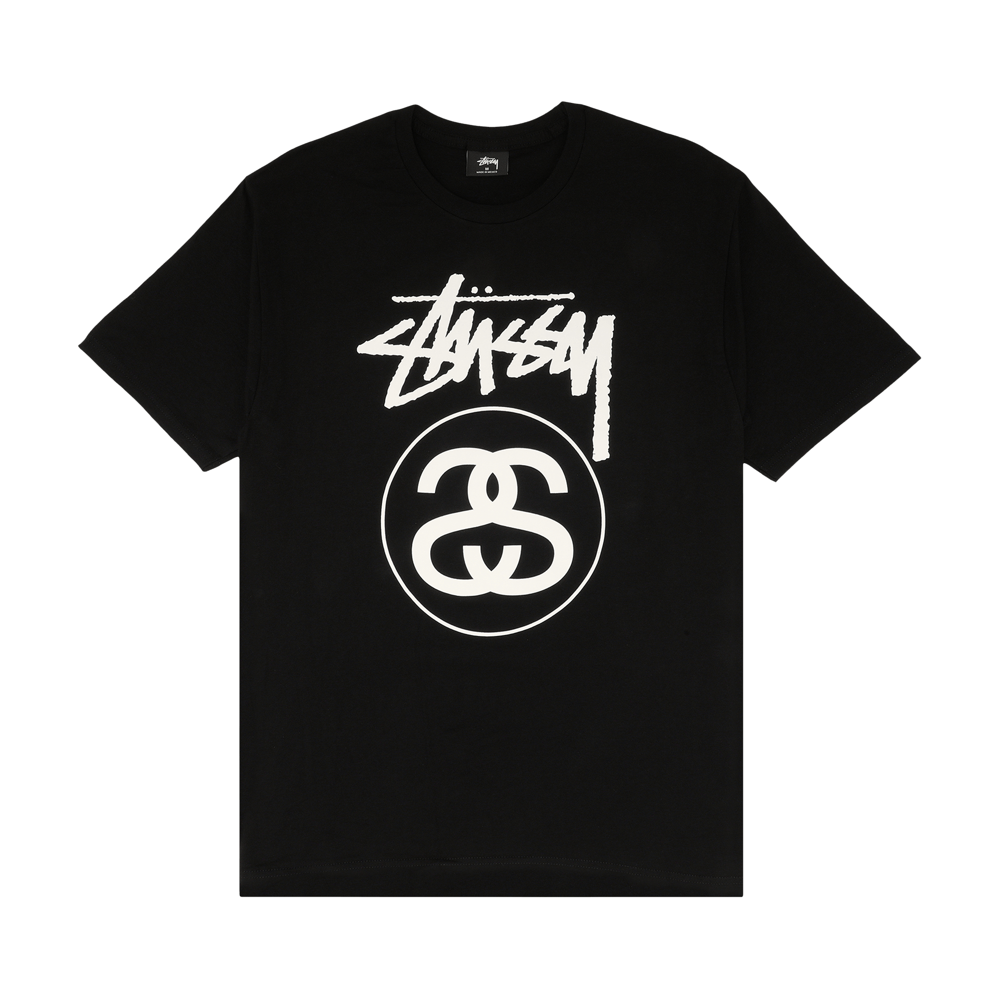 image of Stussy Stock Link Tee Black, Men's (Size Small)