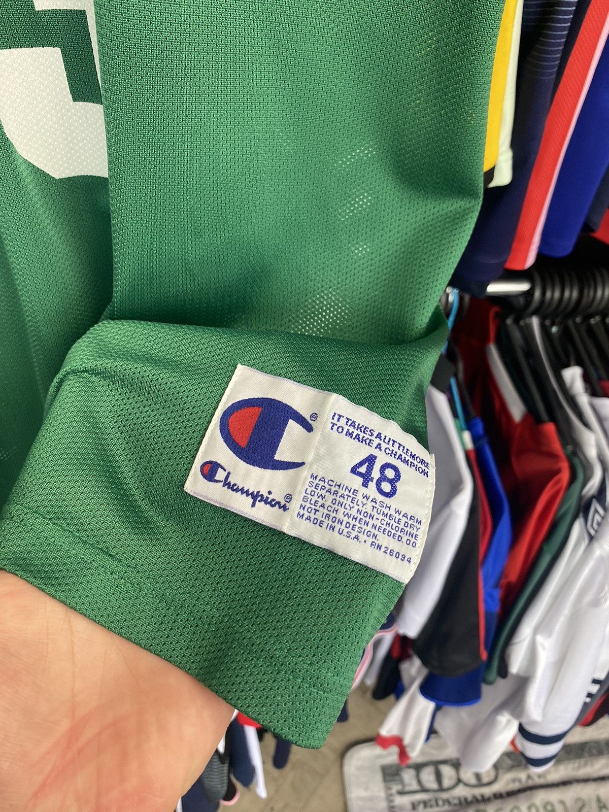 Champion Vintage 90's Authentic Champion Larry Bird Celtics Jersey Size US L / EU 52-54 / 3 - 8 Thumbnail