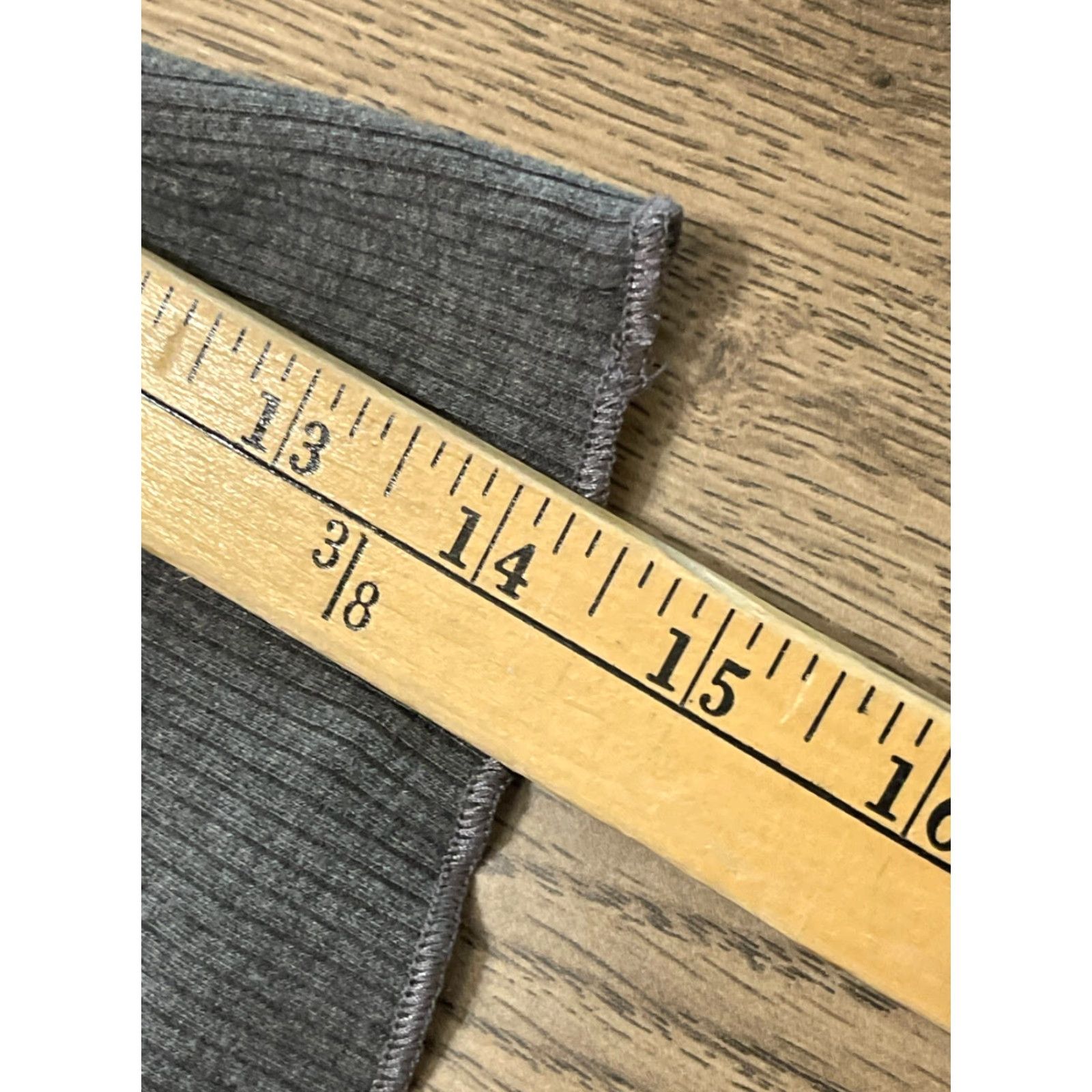 Vintage Maurices Shirt Women's Medium Gray Long Sleeve Ruffled Mock Neck T-Shirt Casual Modern Vintage No Size M / US 6-8 / IT 42-44 - 4 Thumbnail