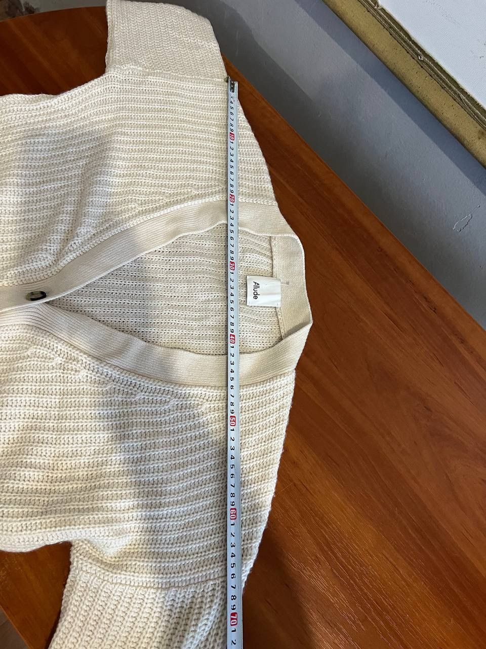 Allude RRP $599 ALLUDE CASHMERE/WOOL BUTTON PATCH POCKETS CARDIGAN Size XS / US 0-2 / IT 36-38 - 22 Thumbnail