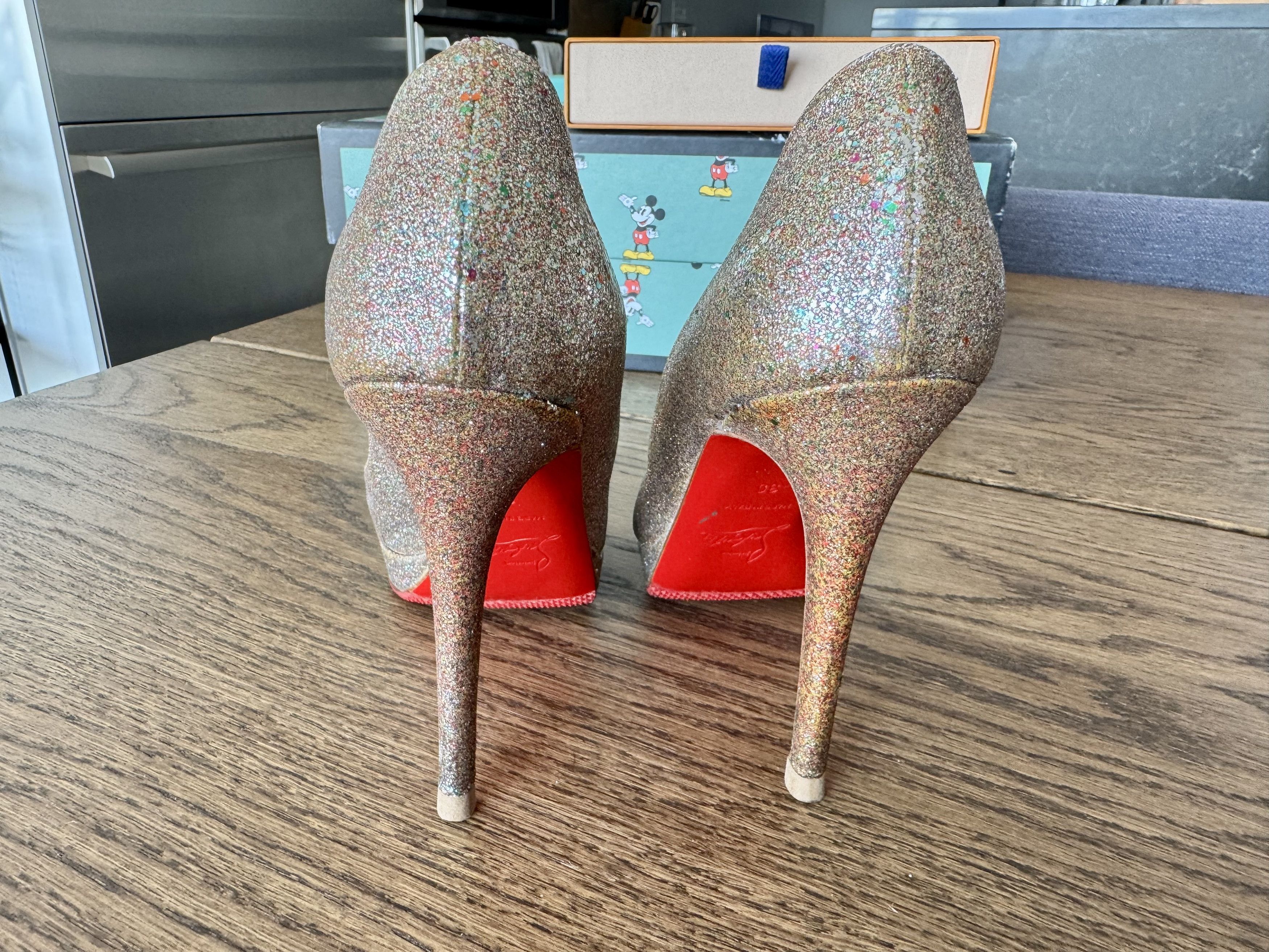 Christian Louboutin Louboutin - Glitter heels Size US 6 / IT 36 - 5 Thumbnail