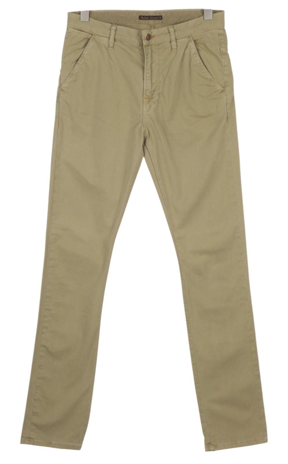 Nudie Jeans KHAKI SLIM W30/L34 Organic Warm Sand Chino Trousers 86100 Size US 30 / EU 46 - 1 Thumbnail