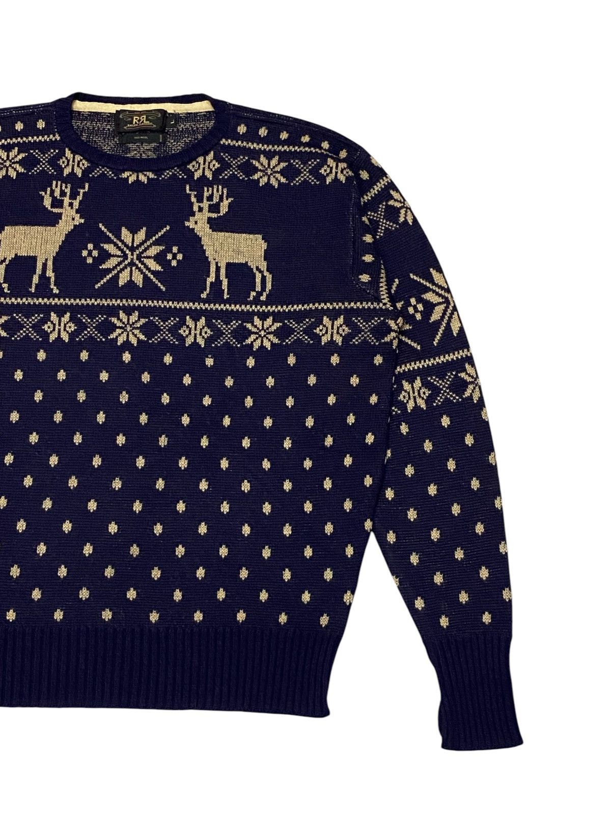 RRL Ralph Lauren Vintage Double RL Ralph Lauren Wool Knitwear Sweaters Size US L / EU 52-54 / 3 - 8 Thumbnail