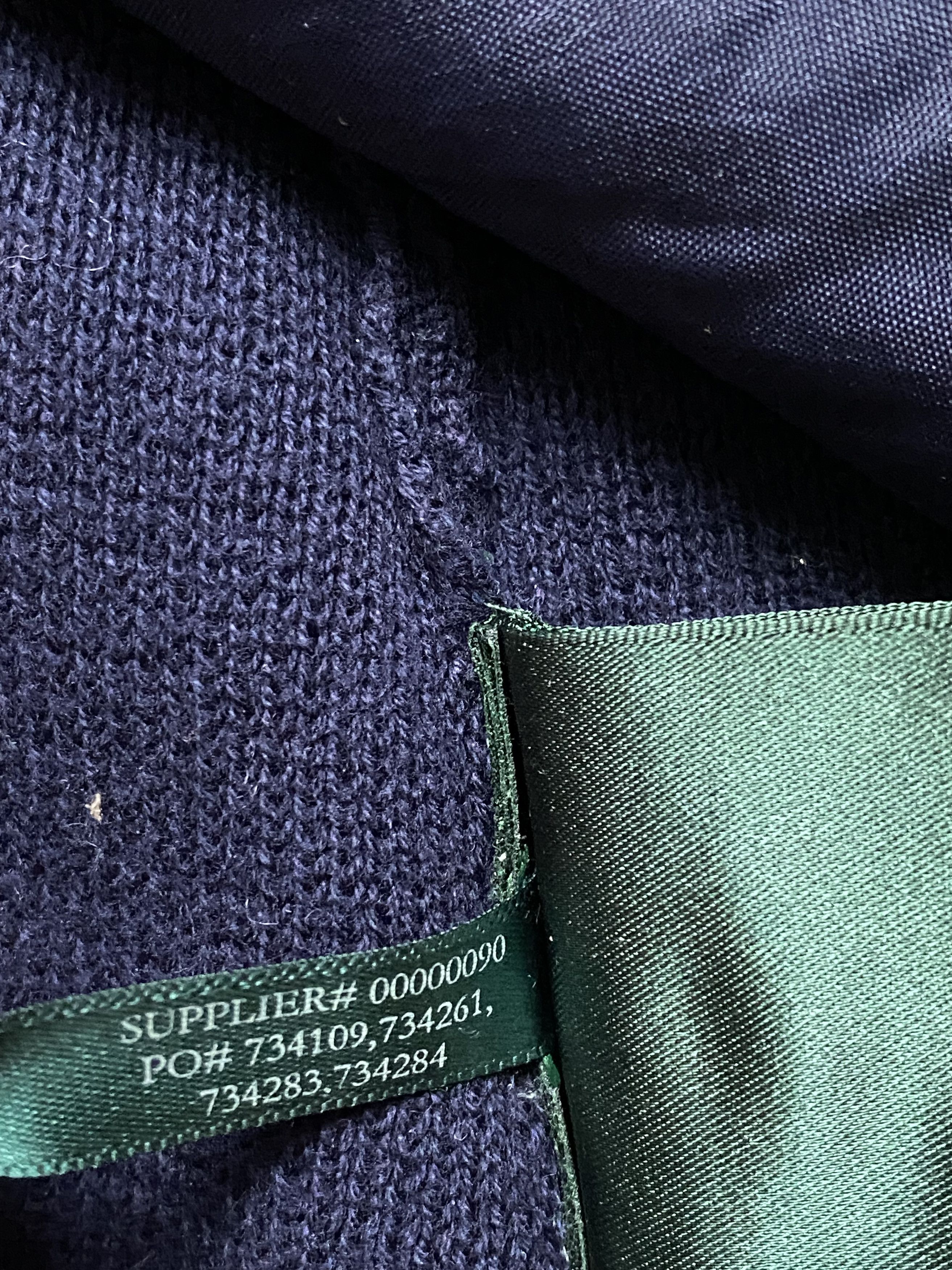 Lauren Ralph Lauren × Polo Ralph Lauren × Vintage Lauren Ralph Lauren Blue Women’s Knit Blazer Size S / US 4 / IT 40 - 8 Thumbnail