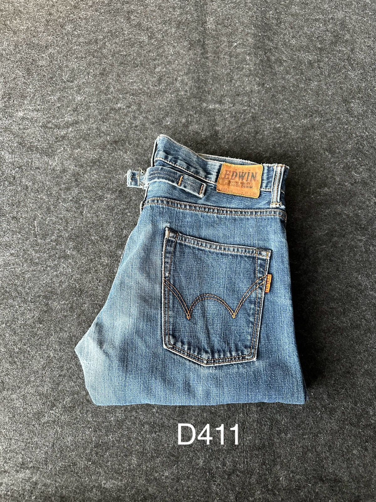 Edwin Vtg Edwin 505zxx Selvedge Redline Faded Denim W31 D411 Size US 31 - 22 Thumbnail