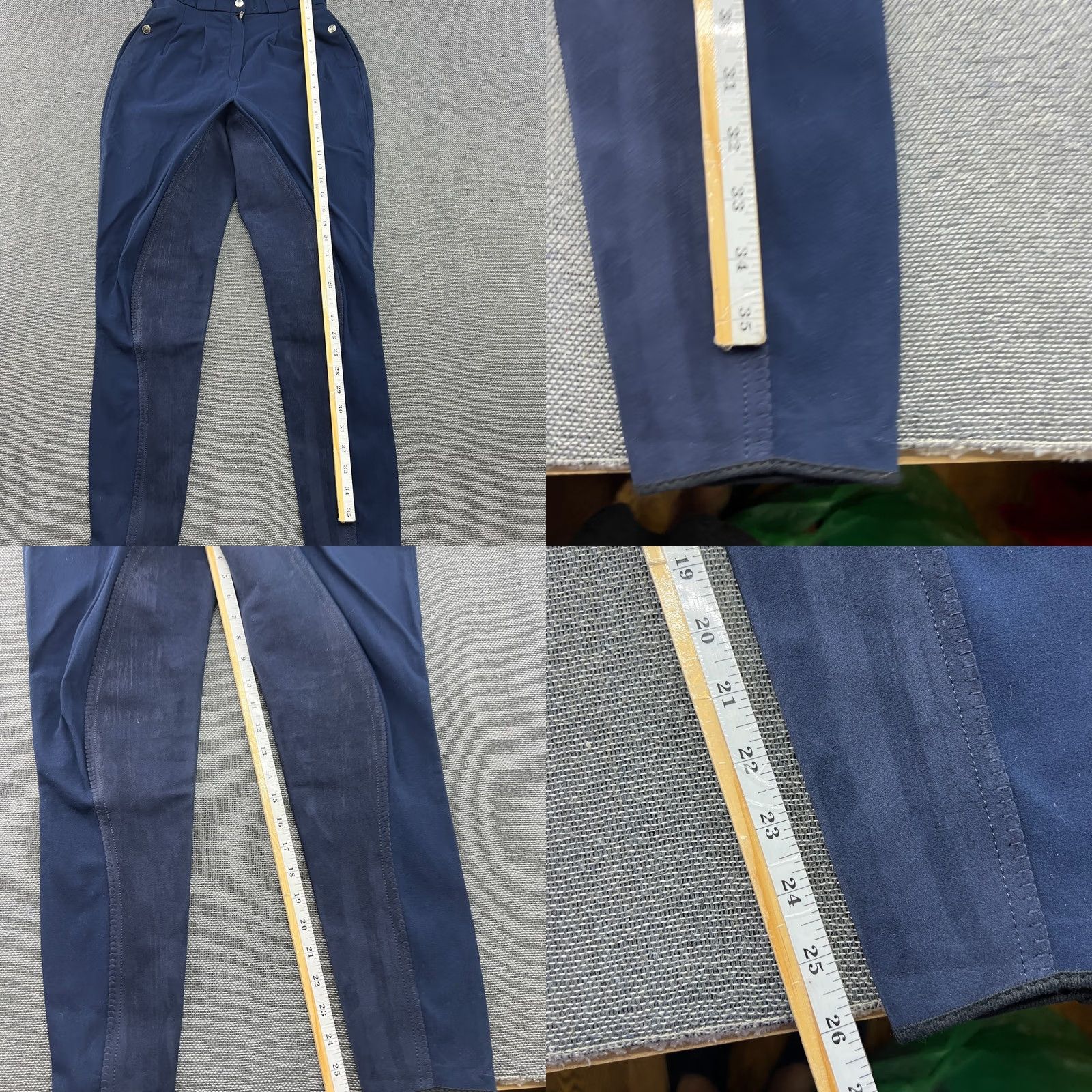 Vintage Pikeur Breaches Womens US 26 Blue Riding Pants Equestrian Horse Pants Size 26" / US 2 / IT 38 - 9 Thumbnail