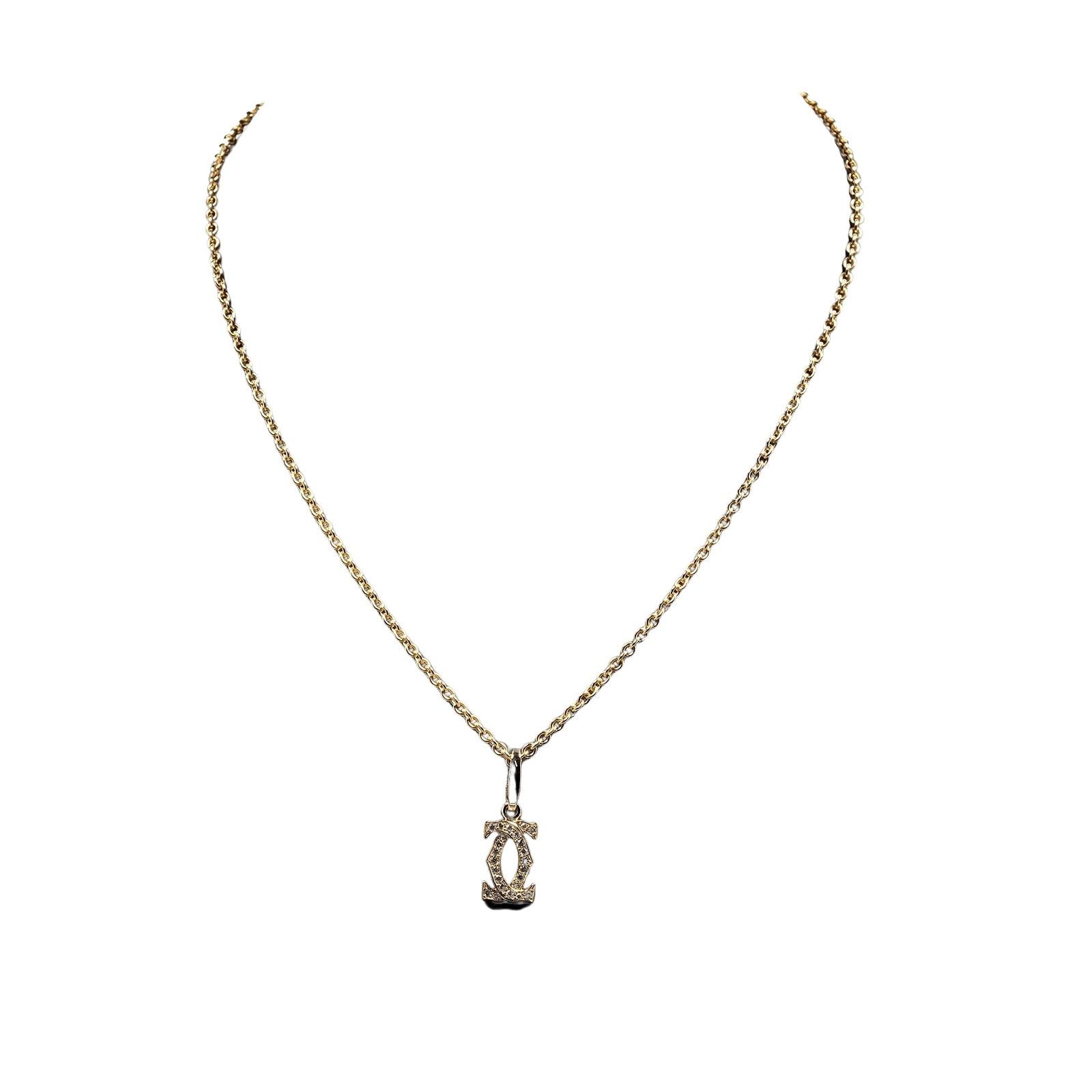 Cartier C2 charm necklace necklace