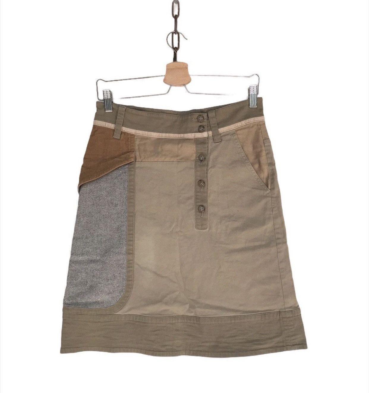 Issey Miyake 💥Issey Miyake Tsumori Chisato Mini Cargo Skirt Size 29" - 1 Thumbnail