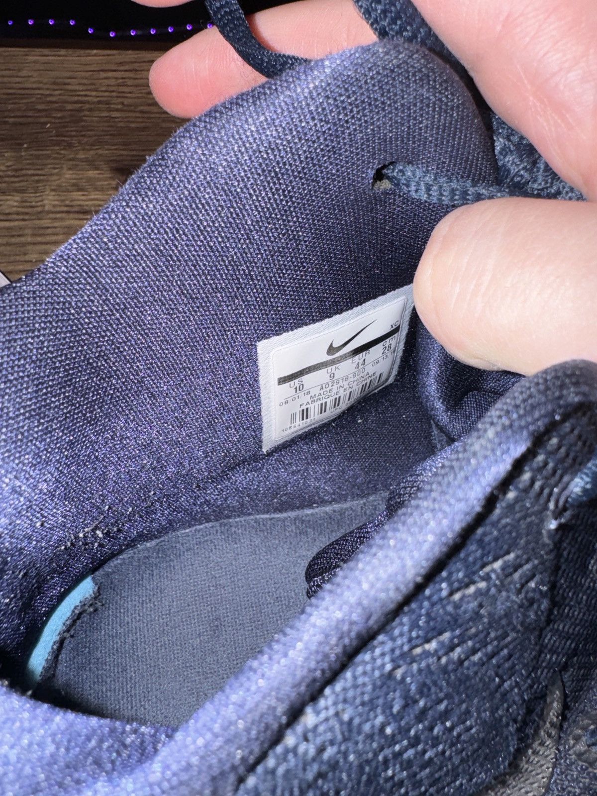 Nike Nike Kyrie 5 Multi Color Galaxy Size US 10 / EU 43 - 6 Thumbnail