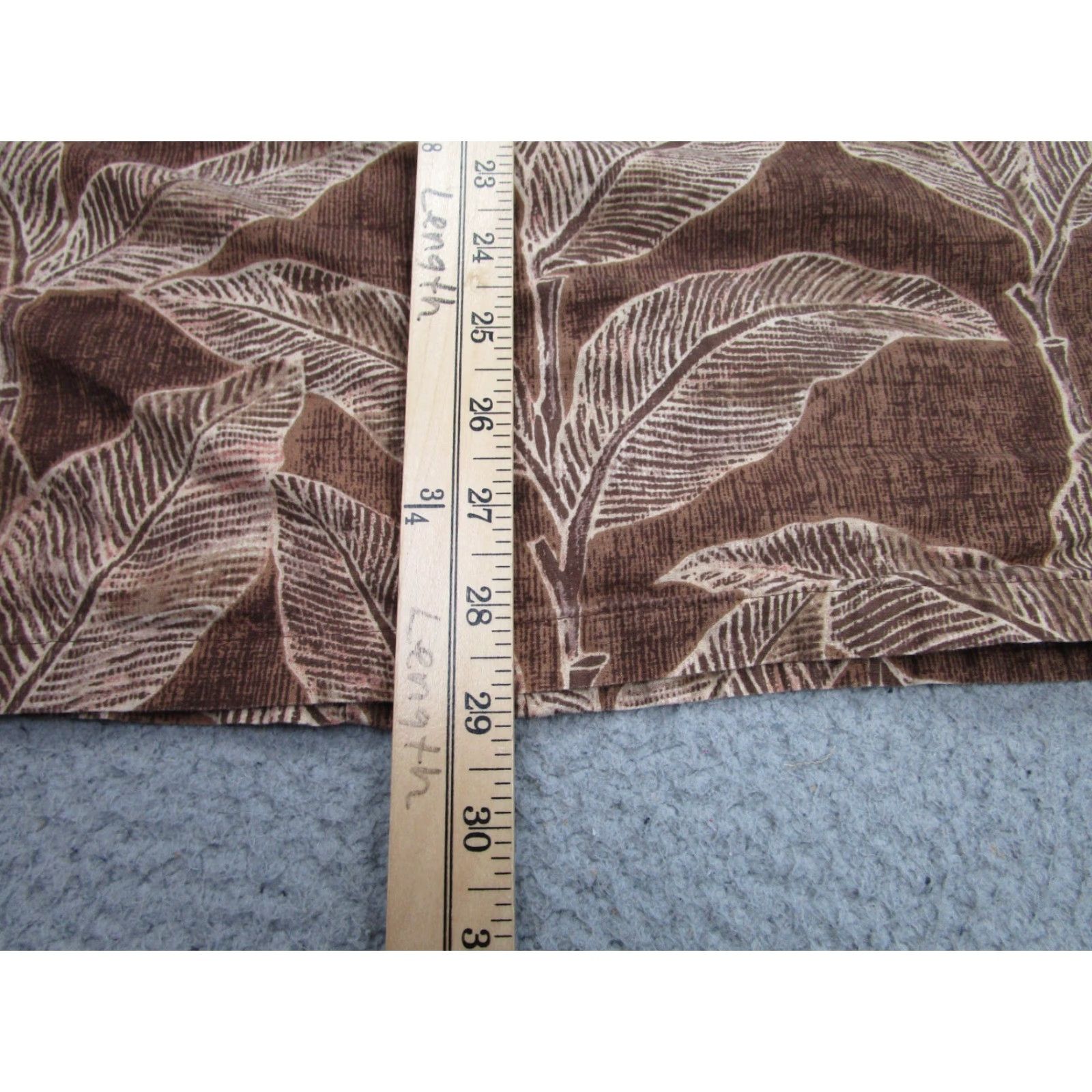Vintage Cooke Street Shirt Mens XL Brown Bamboo Leaves Leaf Floral Hawaiian Aloha Button Up Short Sleeve Collared Size US XL / EU 56 / 4 - 6 Thumbnail