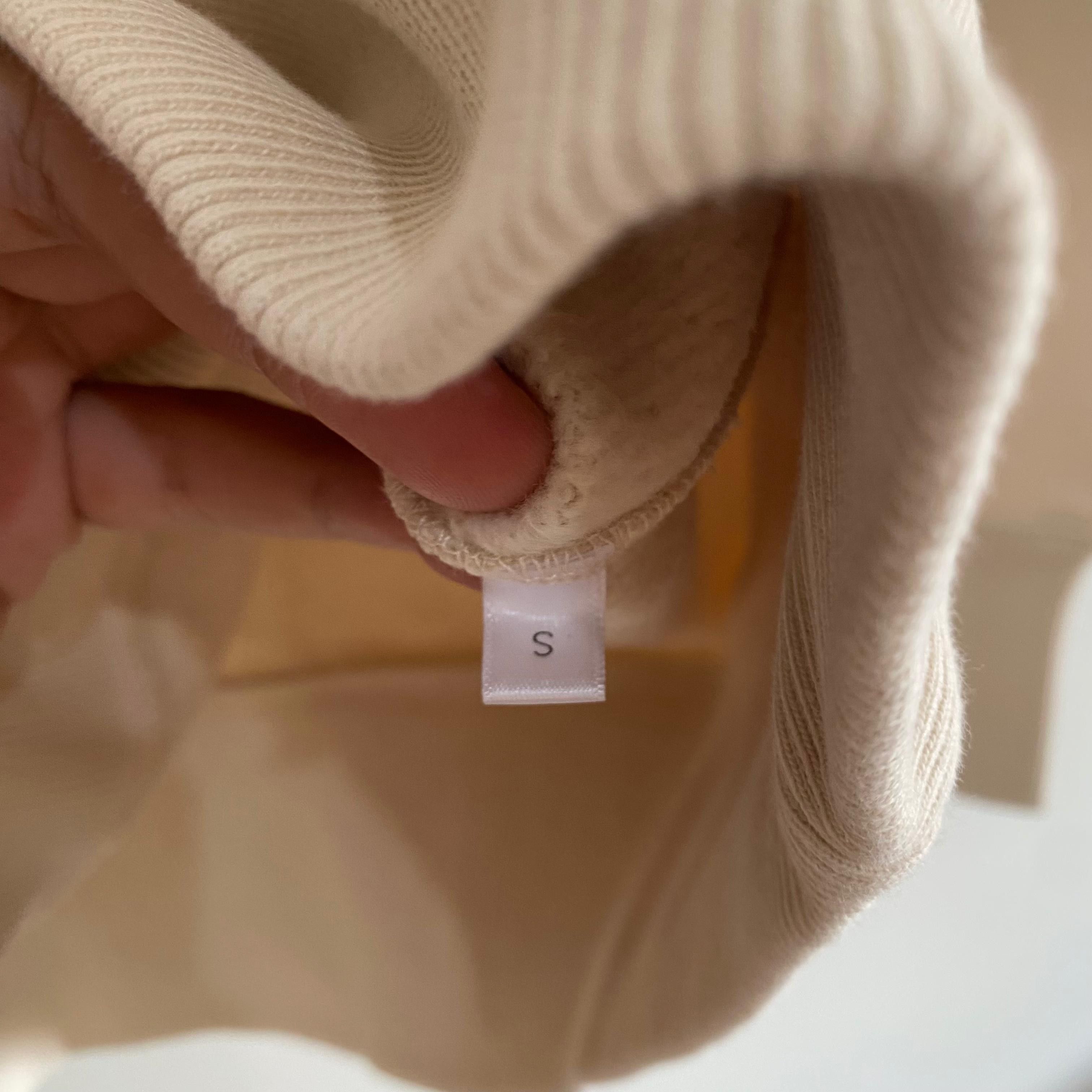 Givenchy Beige Cross Tattoo Logo Oversized Hoodie Size S / US 4 / IT 40 - 8 Thumbnail