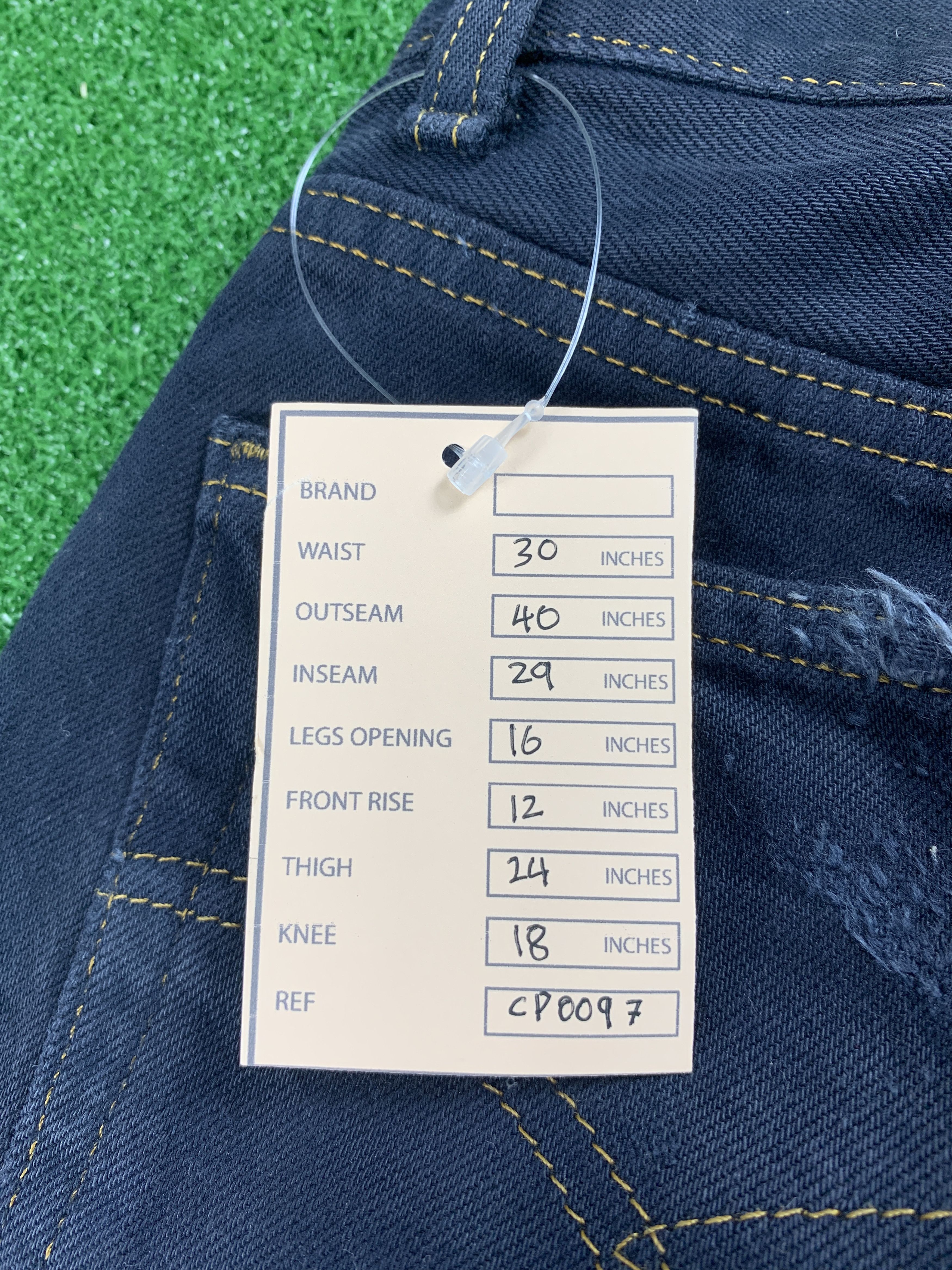 Levi's × Vintage Vintage Levi's 503 Distressed Black Jeans Size US 30 / EU 46 - 13 Thumbnail