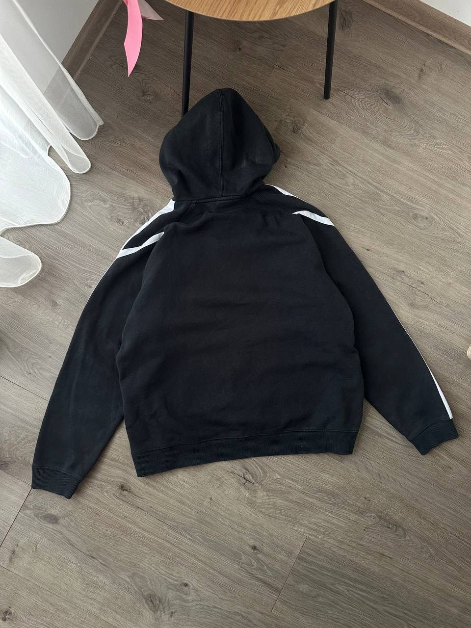 Nike × Vintage Vintage Nike Black Center Logo Hoodie Size US XL / EU 56 / 4 - 9 Thumbnail