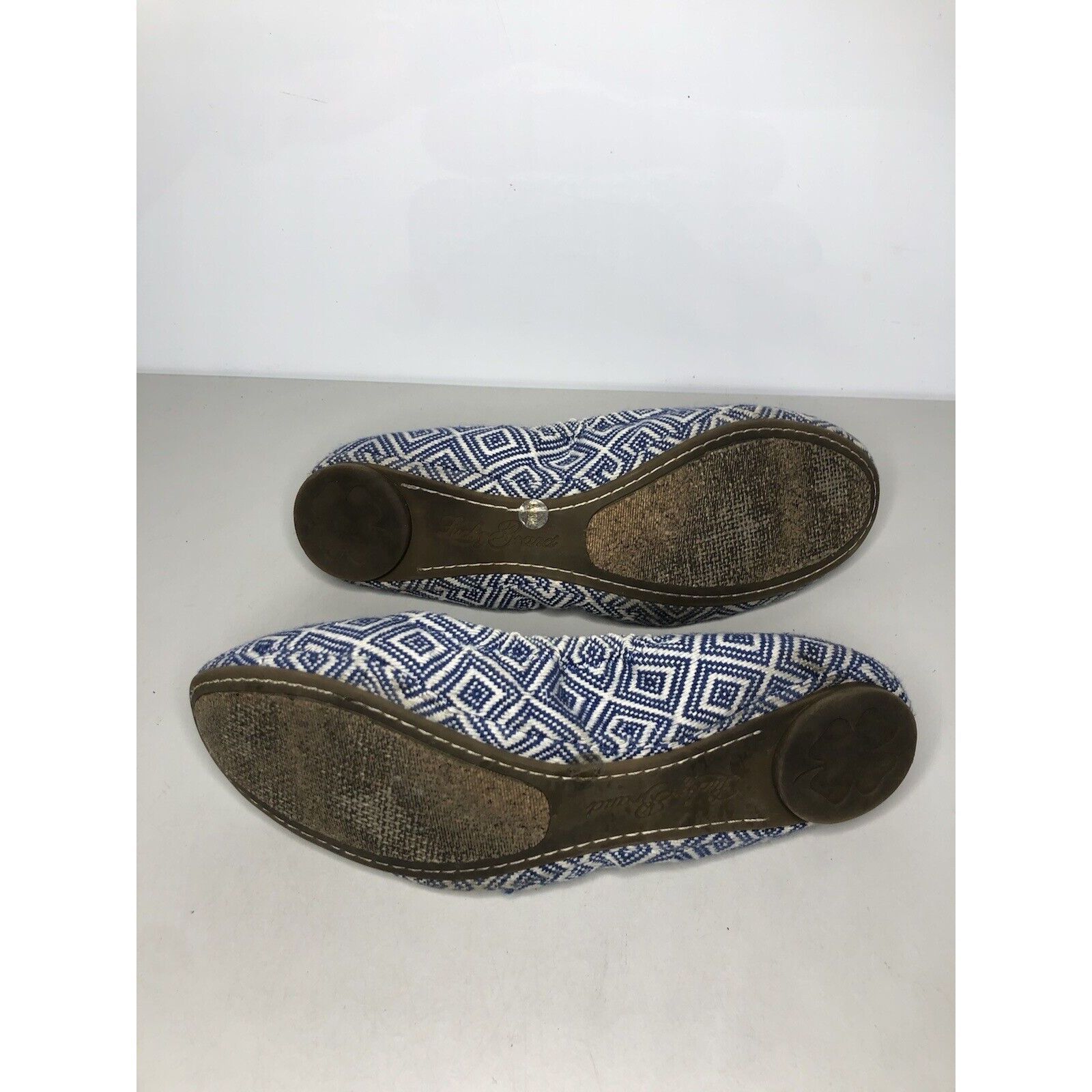 Lucky Brand Lucky Brand Erin Blue Aztec Southwest Print Ballet Flats Sho Size US 8.5 / IT 38.5 - 13 Thumbnail