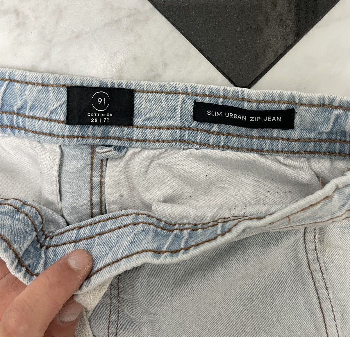 Cotton On 🔥 Cotton on slim urban zip jean size 28/71 Size US 28 / EU 44 - 2 Thumbnail