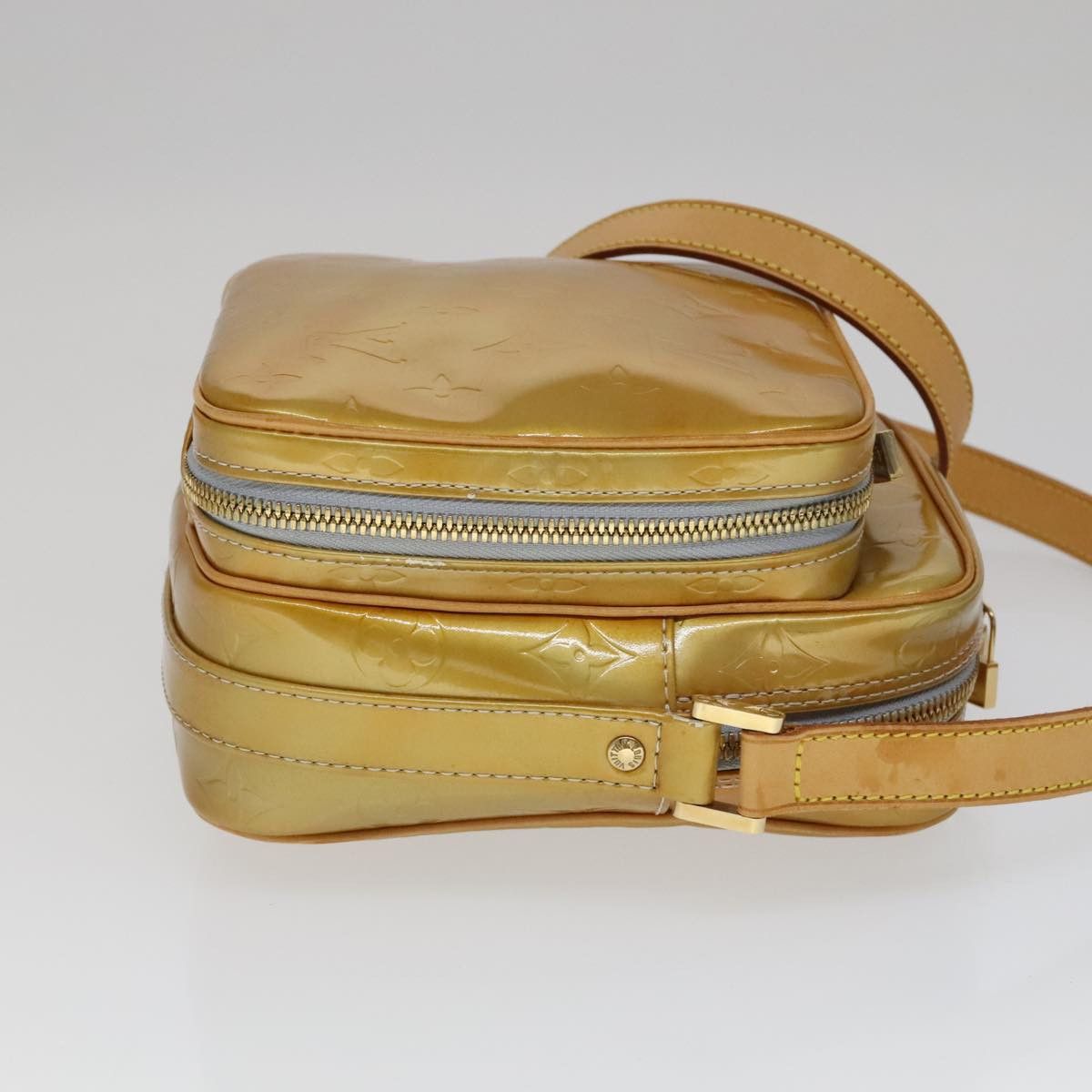Louis Vuitton LOUIS VUITTON Monogram Vernis Wooster Shoulder Bag Gris Size ONE SIZE - 3 Thumbnail