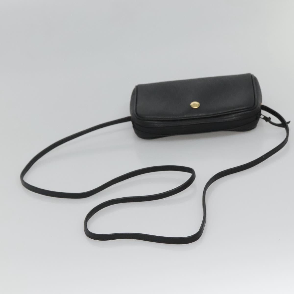 Dior DIOR Honeycomb Canvas Shoulder Bag Pvc Black Gold Size ONE SIZE - 7 Thumbnail