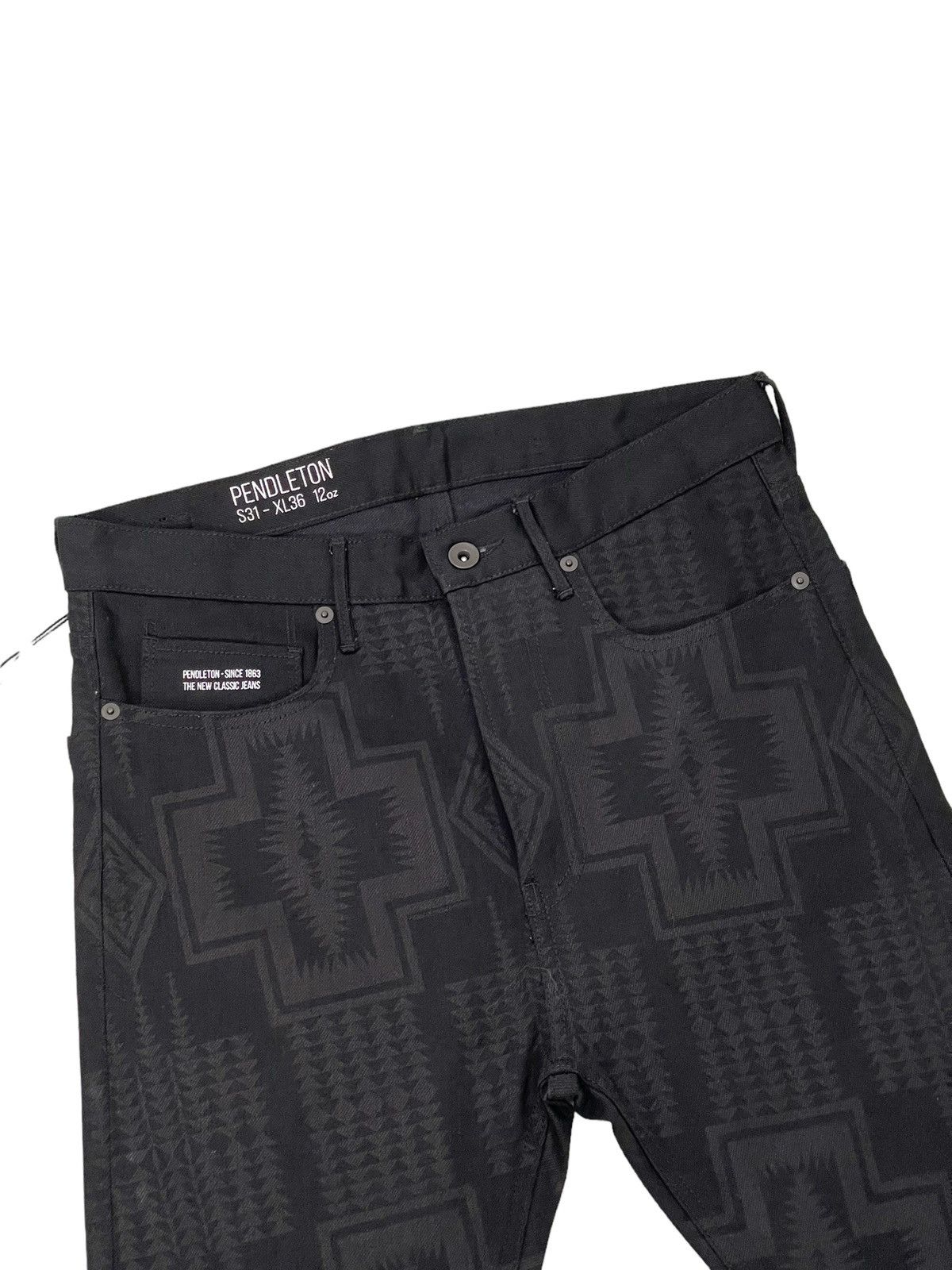 Pendleton Native Navajo New Skinny Jeans Pendleton Stretch 7🟦2 Size US 31 - 9 Thumbnail