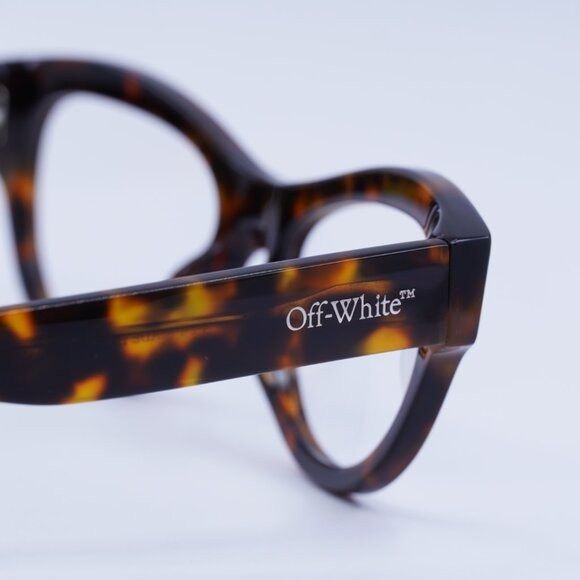 Off-White 🕶️ New Off-White OERJ076 STYLE 76 6000 Eyeglasses - Havana Size ONE SIZE - 6 Thumbnail