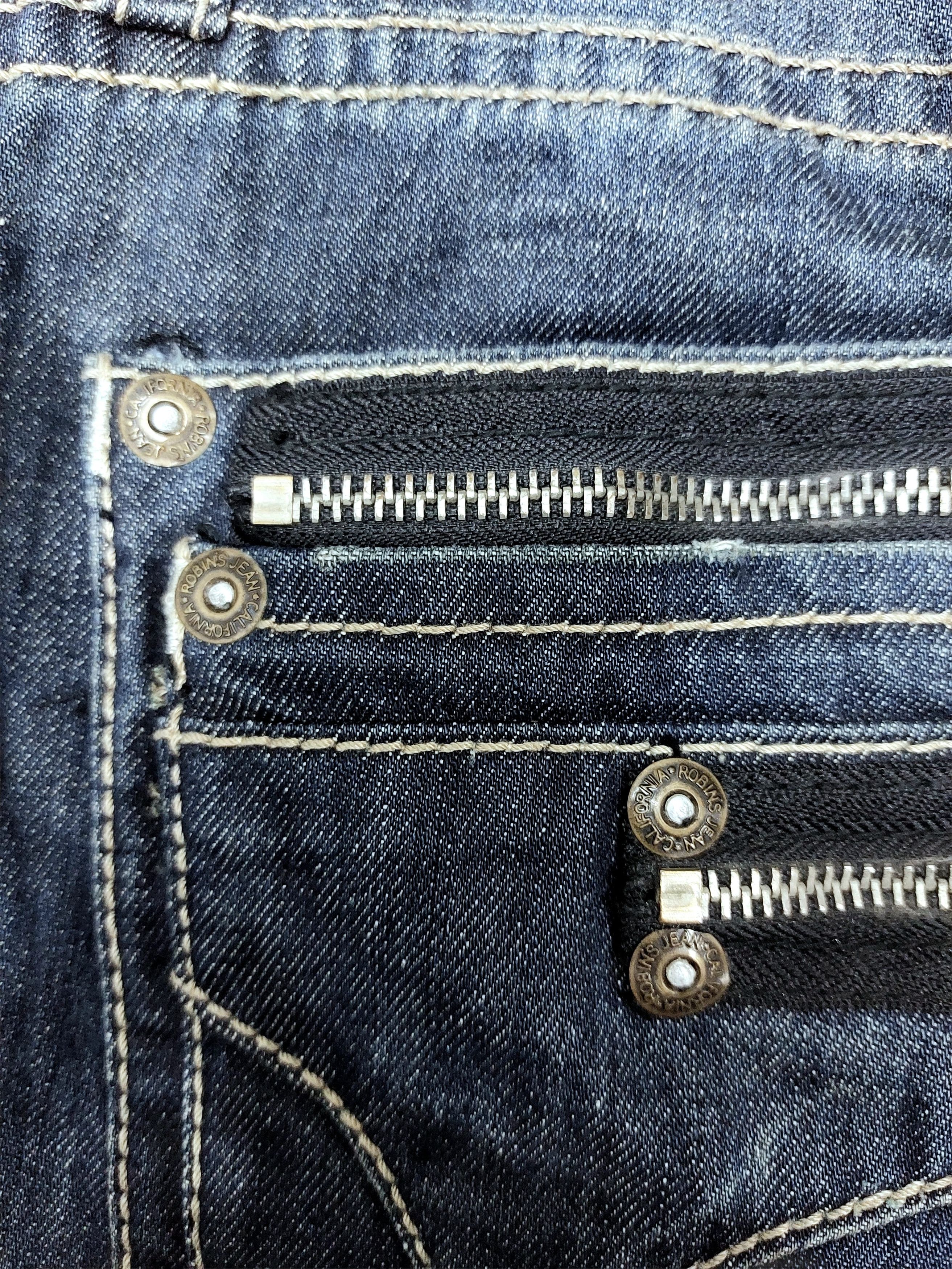 Robins Jeans Robins Jeans Studded Style Vintage Denim Size US 34 / EU 50 - 16 Thumbnail