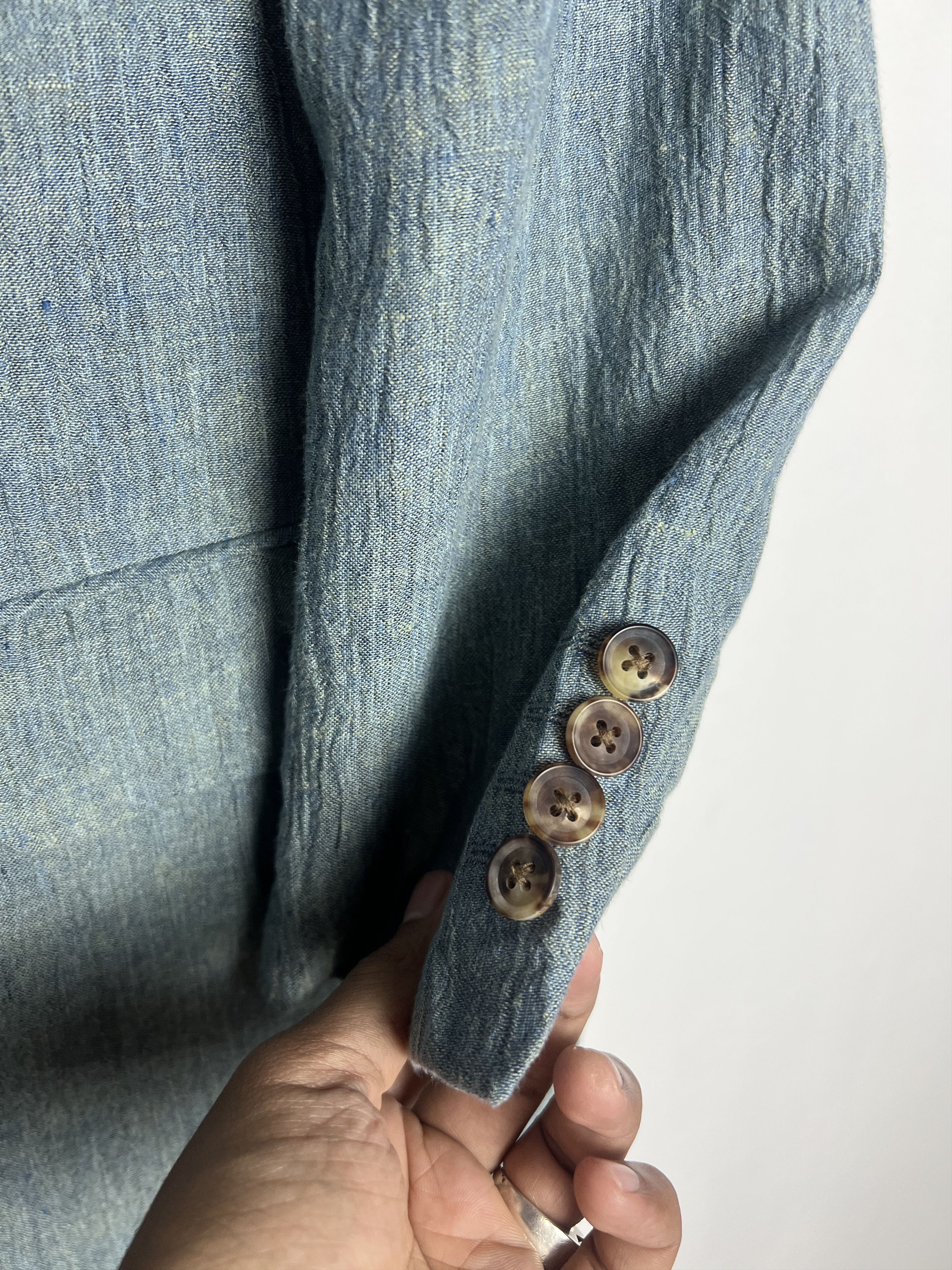 DAKS Daks Men Two Button Single Breasted Blazer Size 38R - 6 Thumbnail