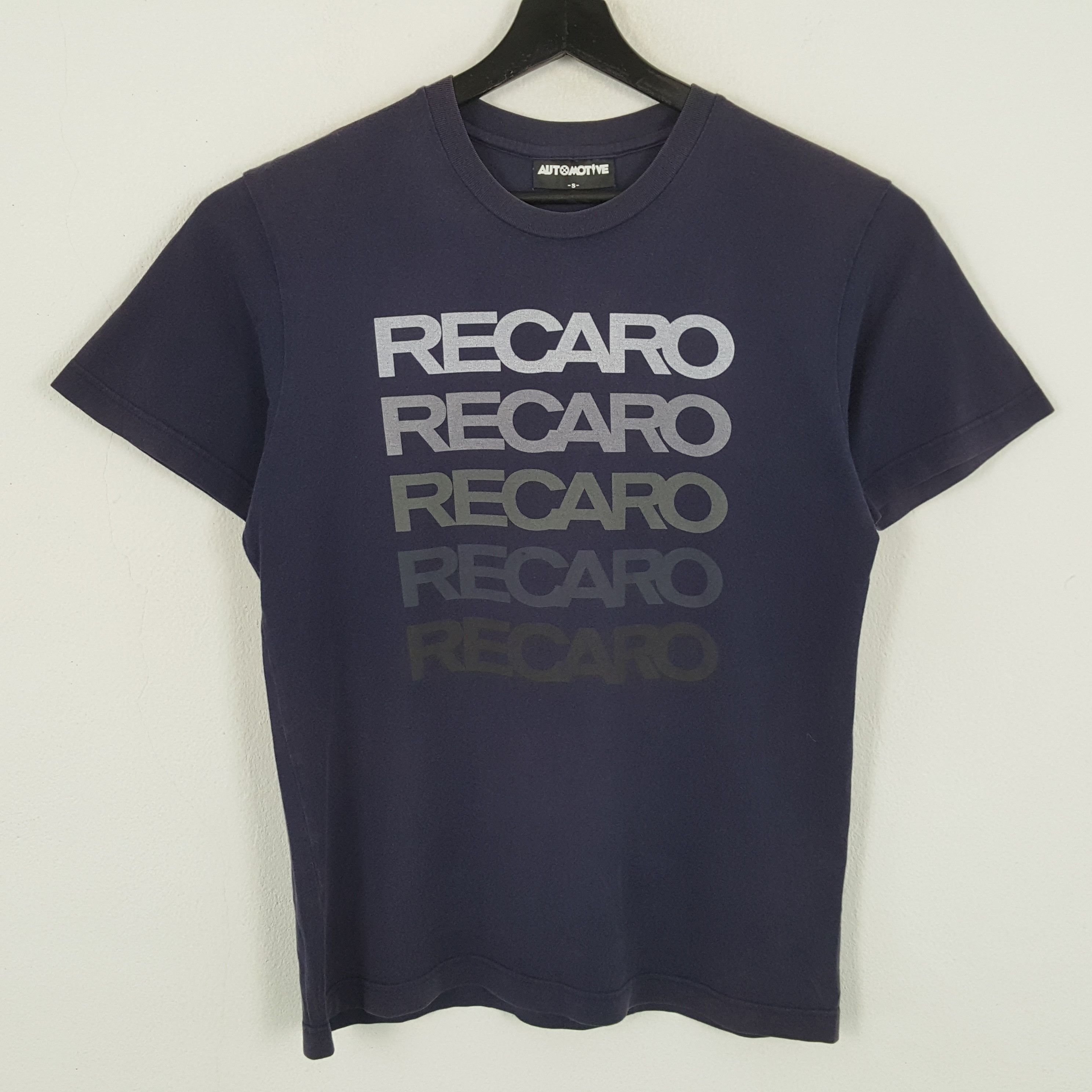 Vintage RECARO Spellout Design Tshirt Size US M / EU 48-50 / 2 - 1 Thumbnail