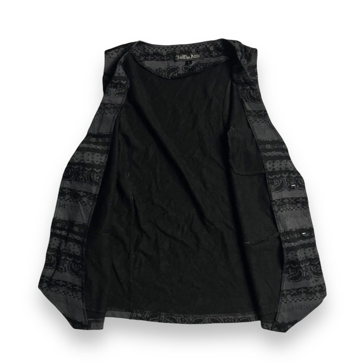 In The Attic 🇯🇵 IN THE ATTIC BUTTON UP GOTHIC VEST Size US L / EU 52-54 / 3 - 6 Thumbnail