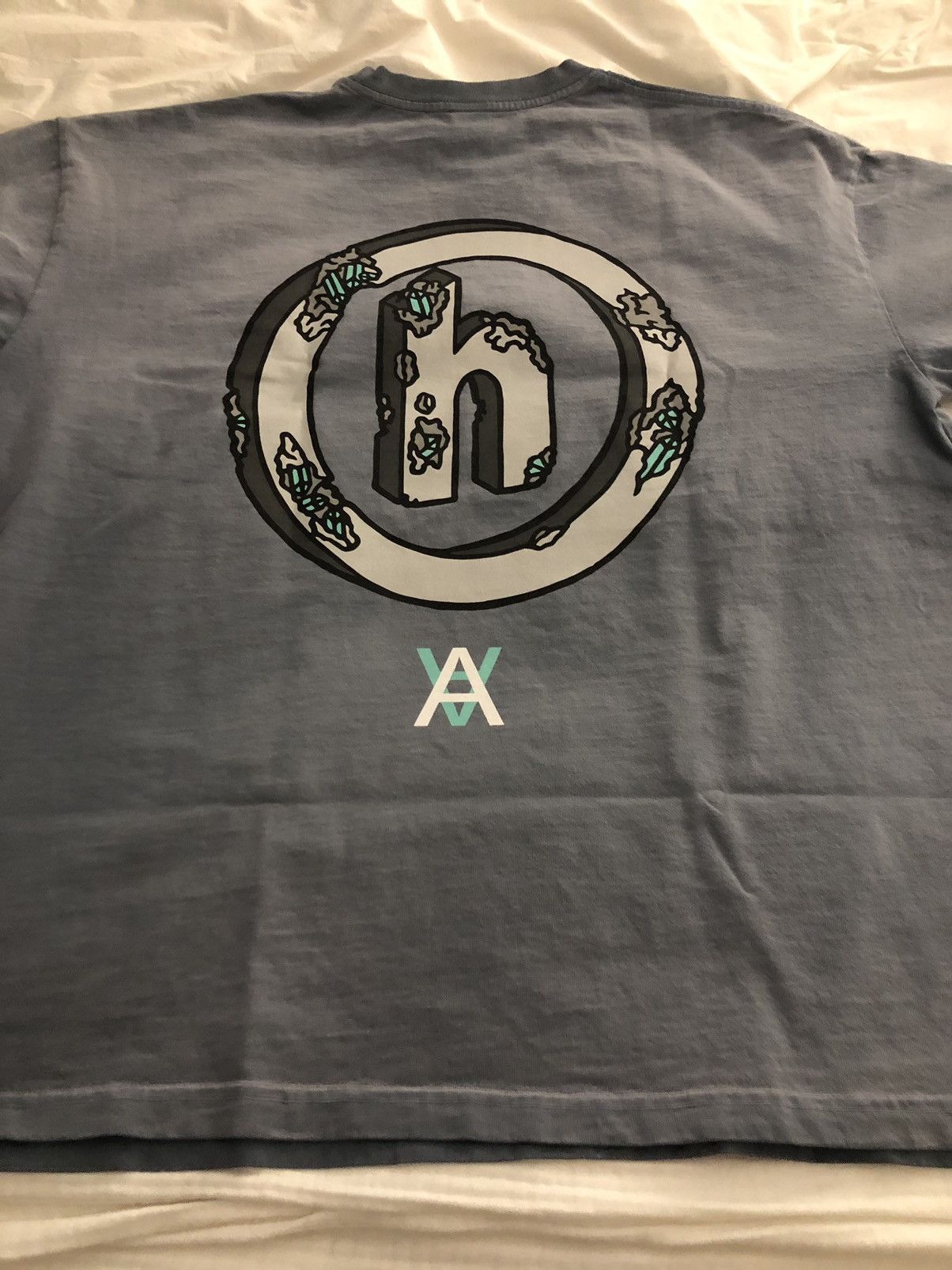 Daniel Arsham × HIDDEN HIDDEN NY x Daniel Arsham Eroded H Logo Tee 