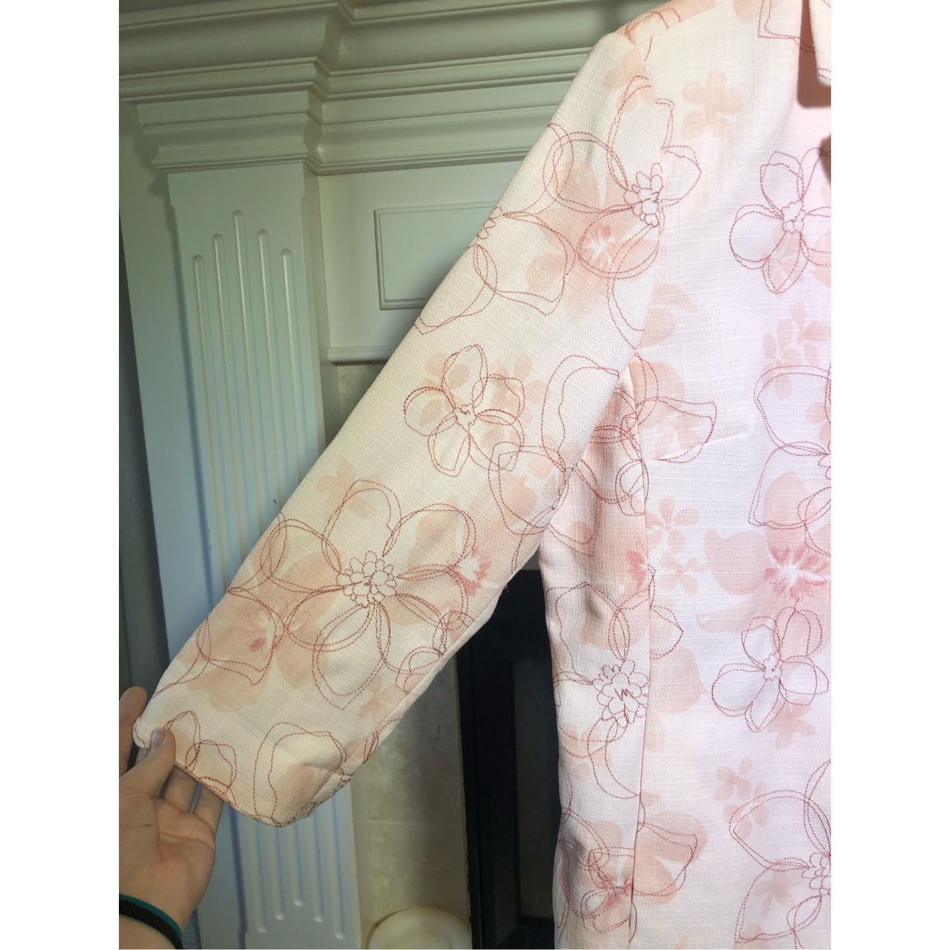 Other Alfred Dunner Women’s Pink Floral Pattern Suit Jacket Blazer Size XL / US 12-14 / IT 48-50 - 3 Thumbnail