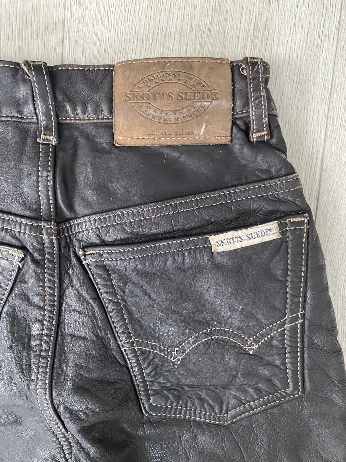 Other Skotts Suede Genuine Leather pants Size 26" / US 2 / IT 38 - 5 Thumbnail