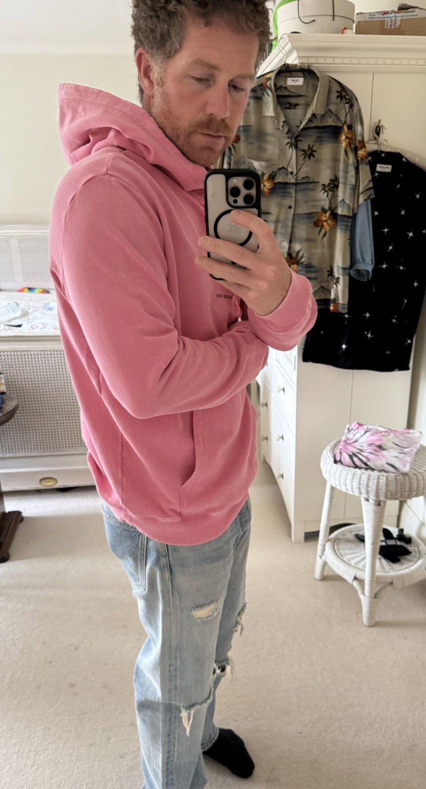 Saint Laurent Paris $990 Saint Laurent Rive Gauche logo hoodie rare XL grail Size US XL / EU 56 / 4 - 8 Thumbnail