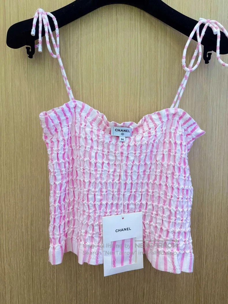Chanel Chanel Pink outerwear straps Size XXS / US 00 / IT 34 - 5 Thumbnail