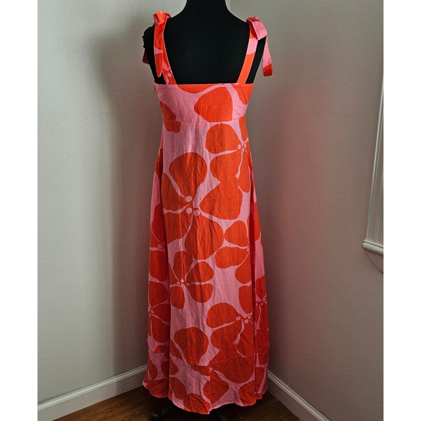 Other Mister Zimi Linen Blend Floral Midi Iris Dress in Hydra 4 Size S / US 4 / IT 40 - 6 Thumbnail