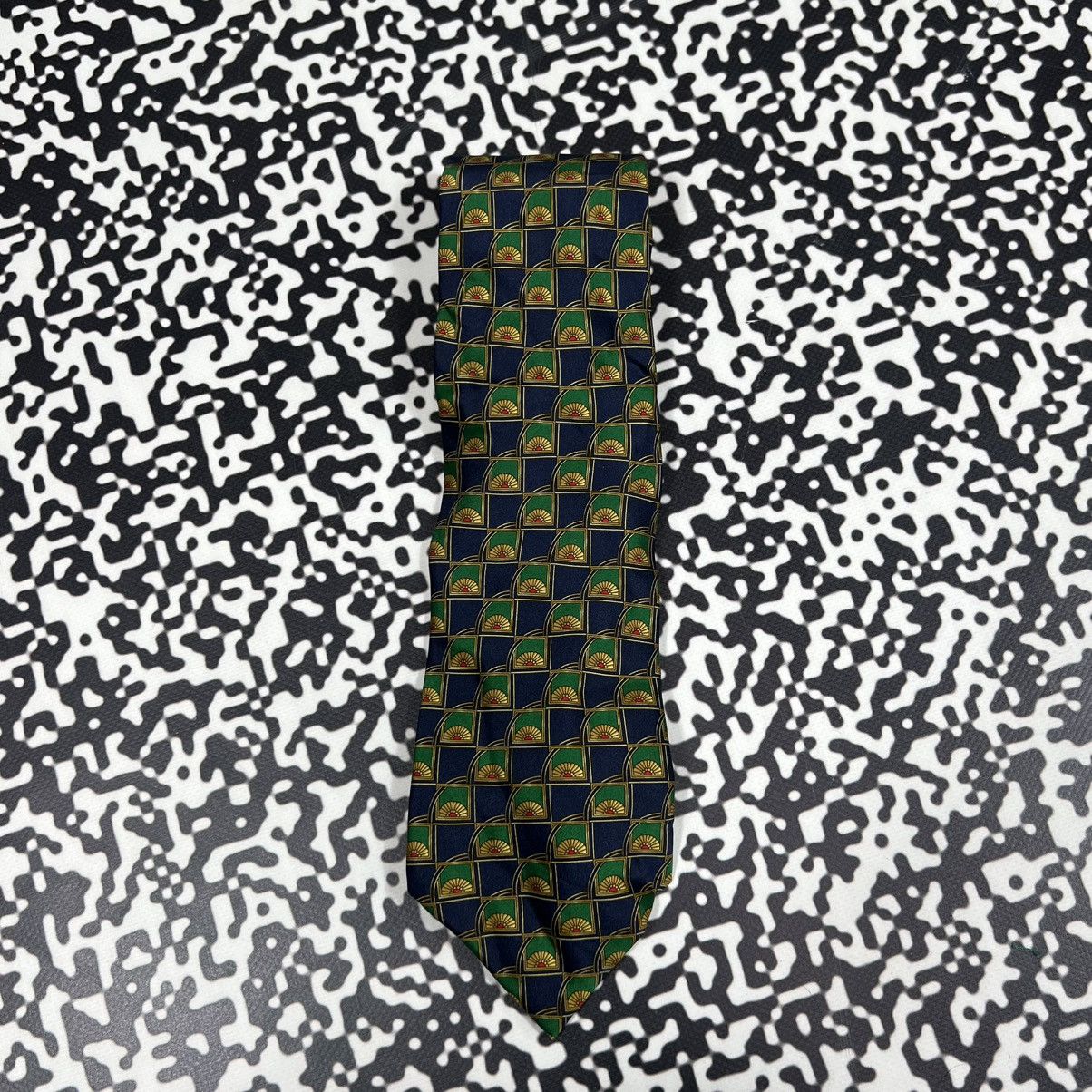 Lanvin Vintage Y2K Lanvin Paris Silk Luxury Retro Classic Style Tie Size ONE SIZE - 2 Thumbnail