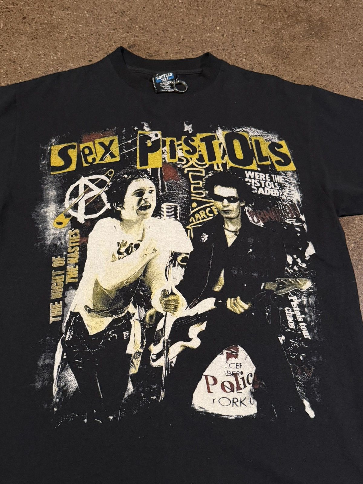 Band Tees × Vintage Vintage 90s Sid Vicious Sex Pistols Punk Band 