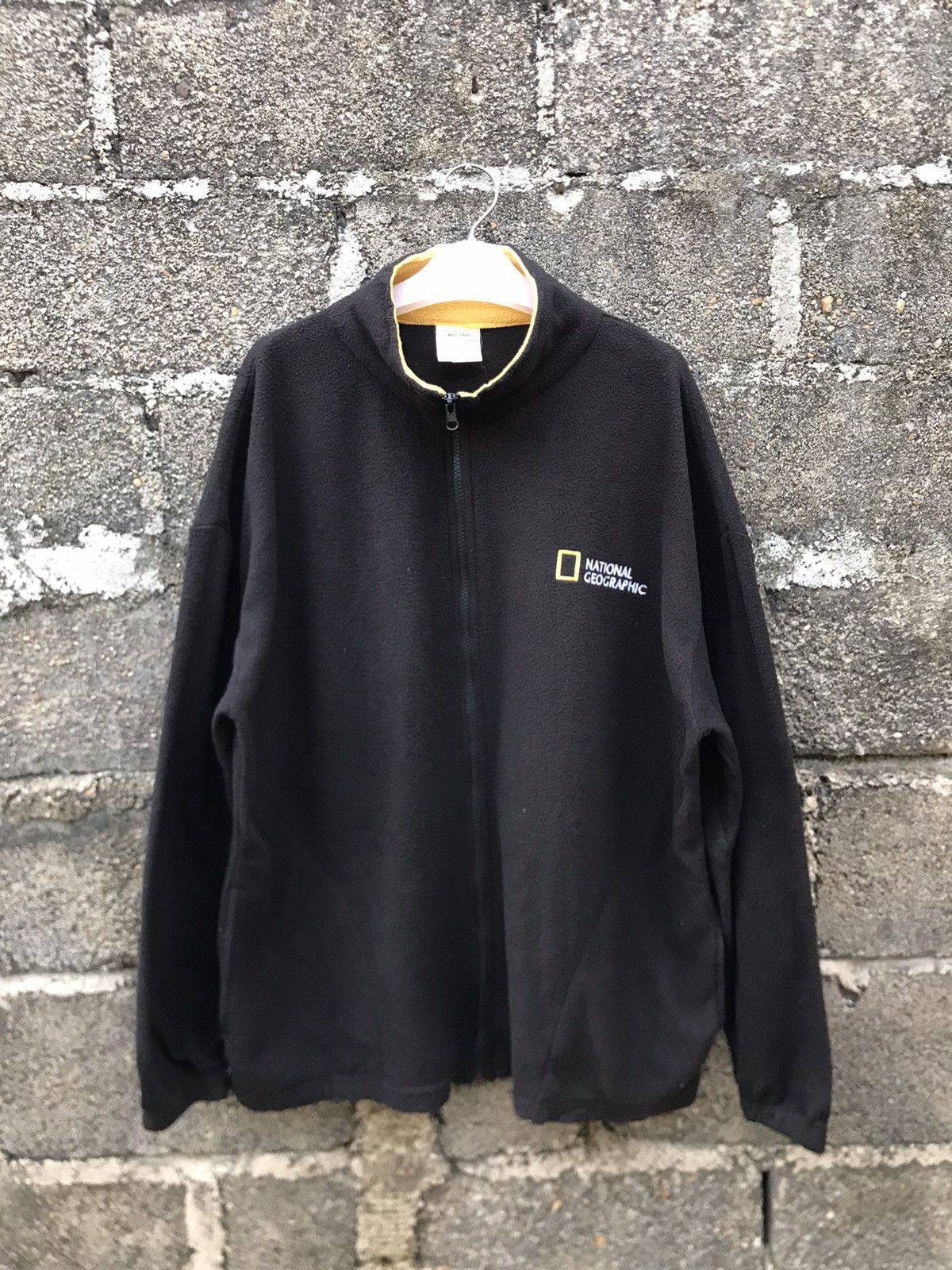 🌟National Geographic Fleece Zipper Baggy Sweater