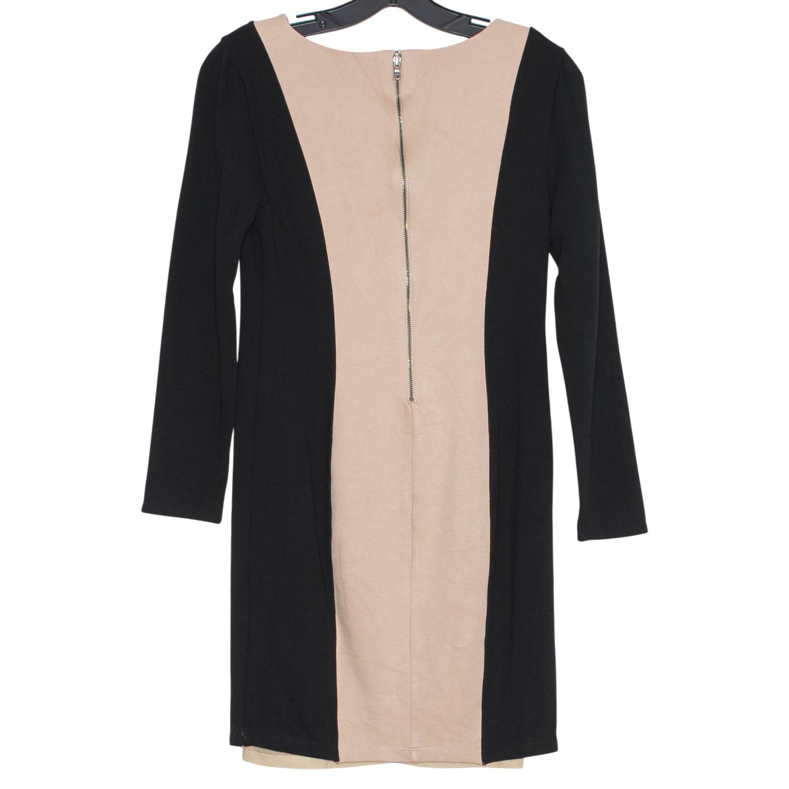 Alice + Olivia Alice Olivia Colorblock Sheath Dress Black Tan 4 Mini Career Size S / US 4 / IT 40 - 3 Thumbnail