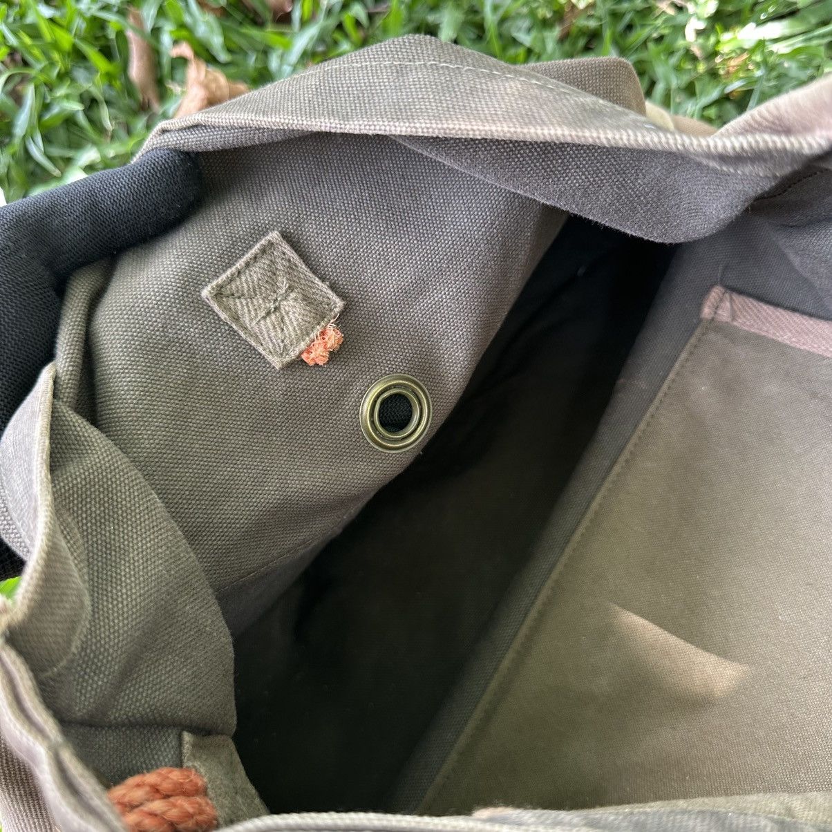 Kapital Kapital Archive Canvas Messenger Bag Khaki Japan Rare Size ONE SIZE - 5 Thumbnail