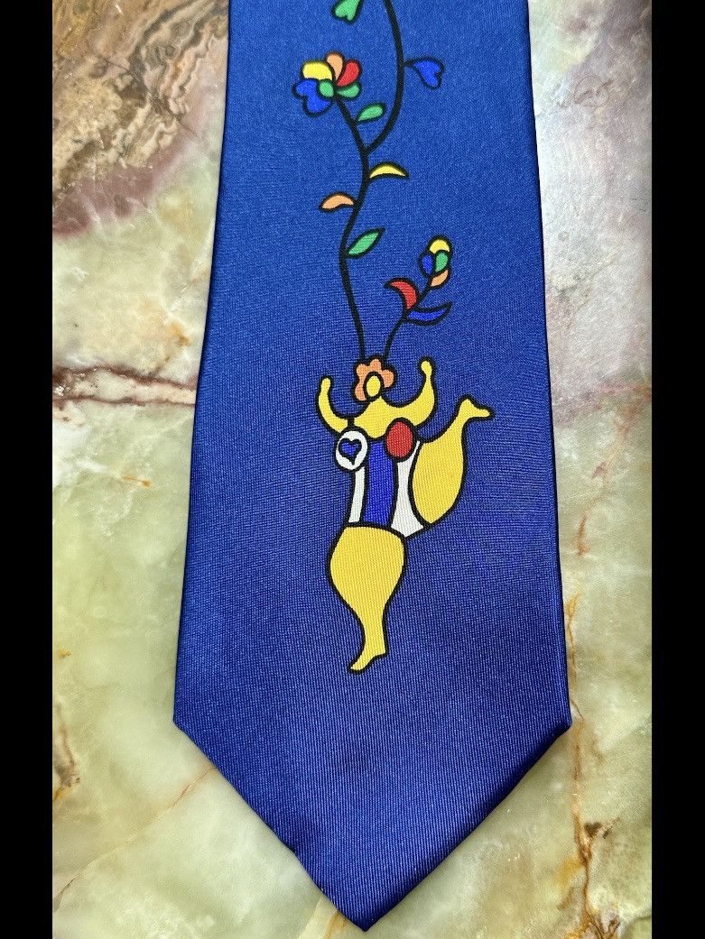 Other VINTAGE 1990s NIKI de SAINT PHALLE SILK TIE NANA MODERN ART Size ONE SIZE - 2 Thumbnail