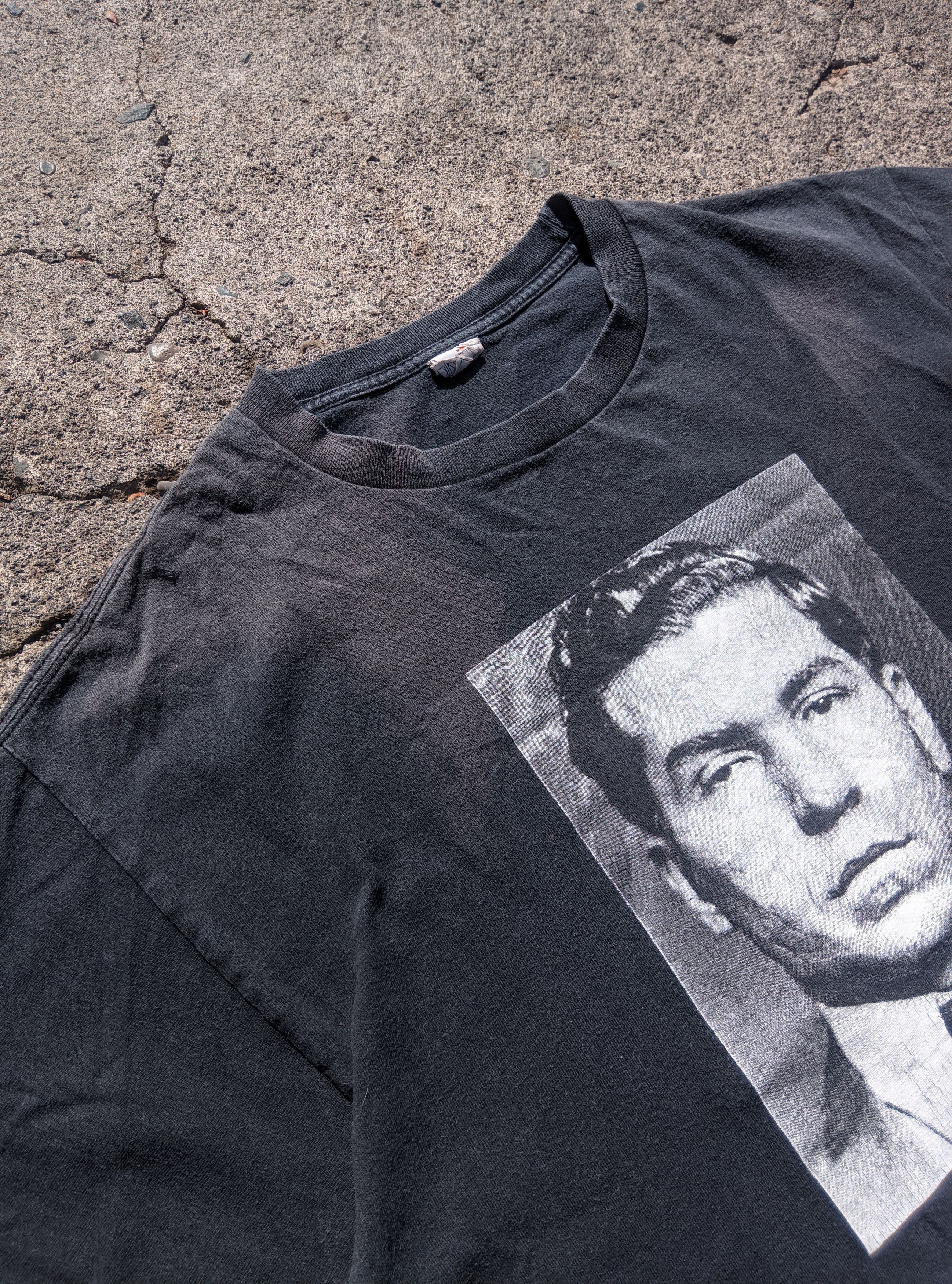 Vintage Vintage 2000s lucky luciano Mob mafia t shirt Size US L / EU 52-54 / 3 - 4 Thumbnail