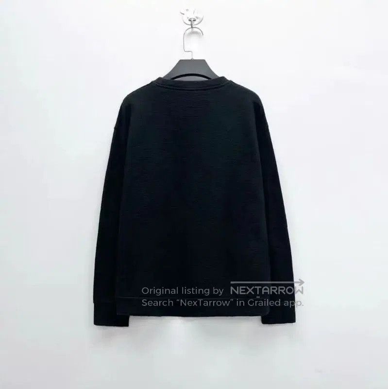 Lanvin Lanvin Black Cotton Logo Short Sleeve Sweatshirt . Size US M / EU 48-50 / 2 - 2 Thumbnail