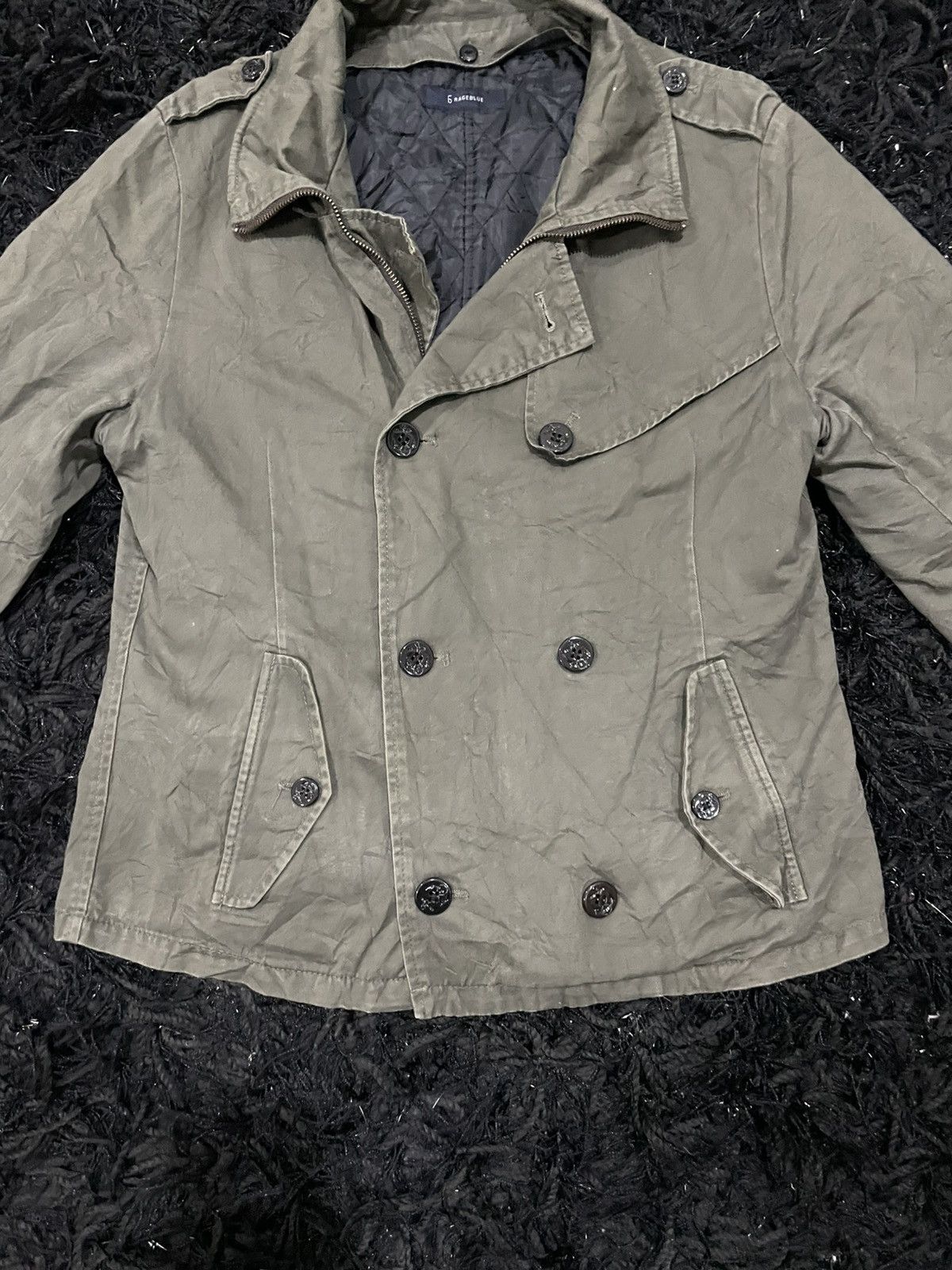 RAGEBLUE Rageblue Japan Military Jacket Olive green color Us-Navy M Size US M / EU 48-50 / 2 - 9 Thumbnail