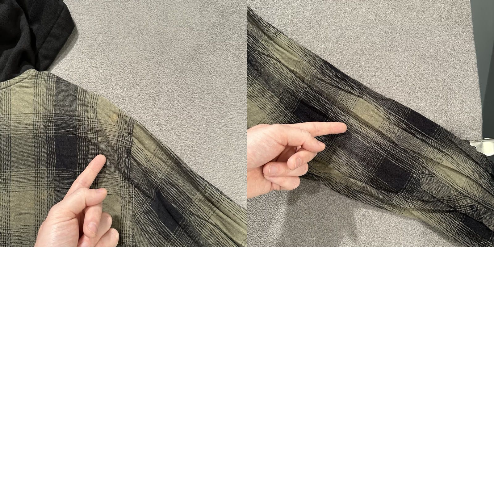 Vintage No Boundaries Shirt Mens Large Olive Green Plaid Hooded Flannel Oversized Fit Size US L / EU 52-54 / 3 - 9 Thumbnail