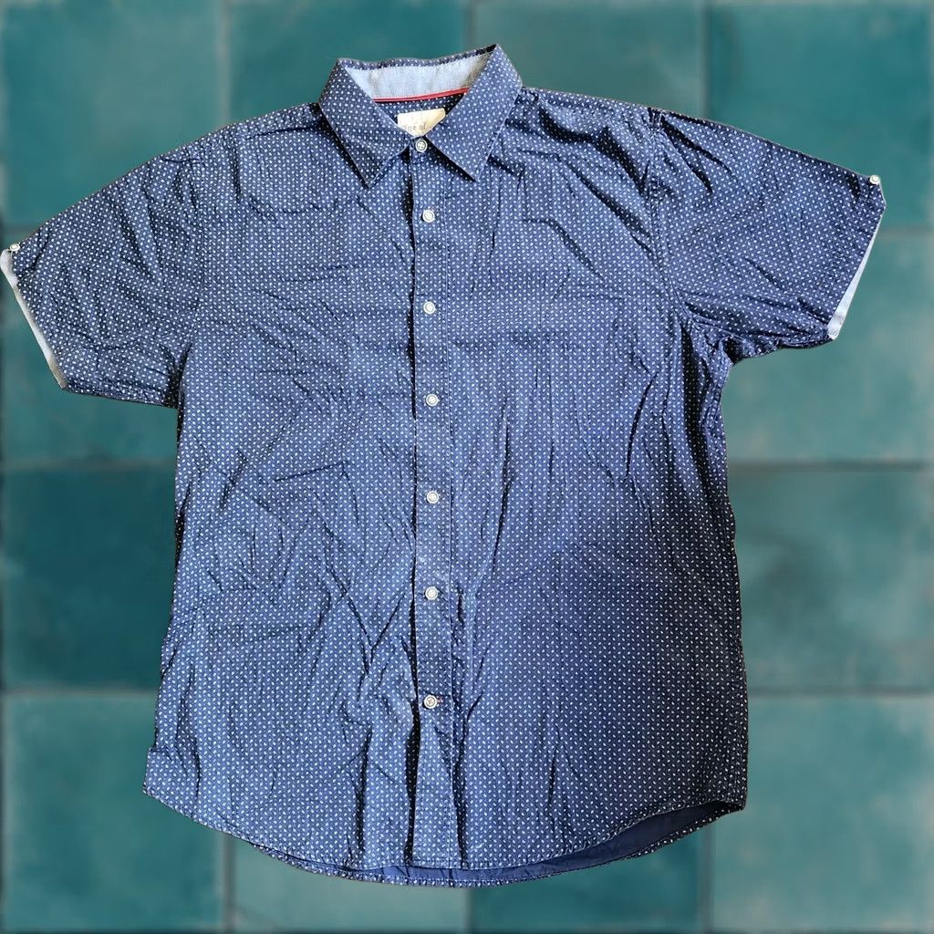 Vintage Age Of Wisdom Shirt Junior Button-Up Short Sleeve XL Boys Regular Blue Western Classic Summer Spring Men’s Boys? Size US XL / EU 56 / 4 - 1 Thumbnail