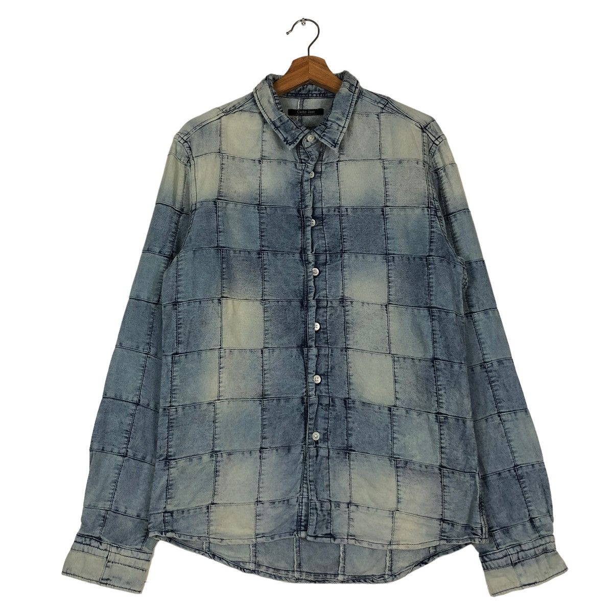 Japanese Brand 🔥VINTAGE PATCH WORK DENIM JACKET CATHY JANE JAPAN Size US M / EU 48-50 / 2 - 1 Thumbnail