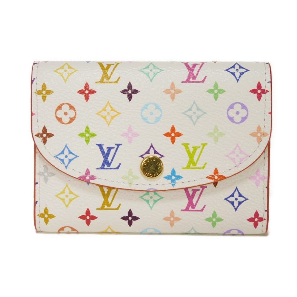 Louis Vuitton Louis Vuitton Louis Vuitton LV×TM Portemonnaie Rosalie Monogram Multicolore Wallet Textile Short Wallet M13399 DUTY FREE for USA Size ONE SIZE - 1 Thumbnail