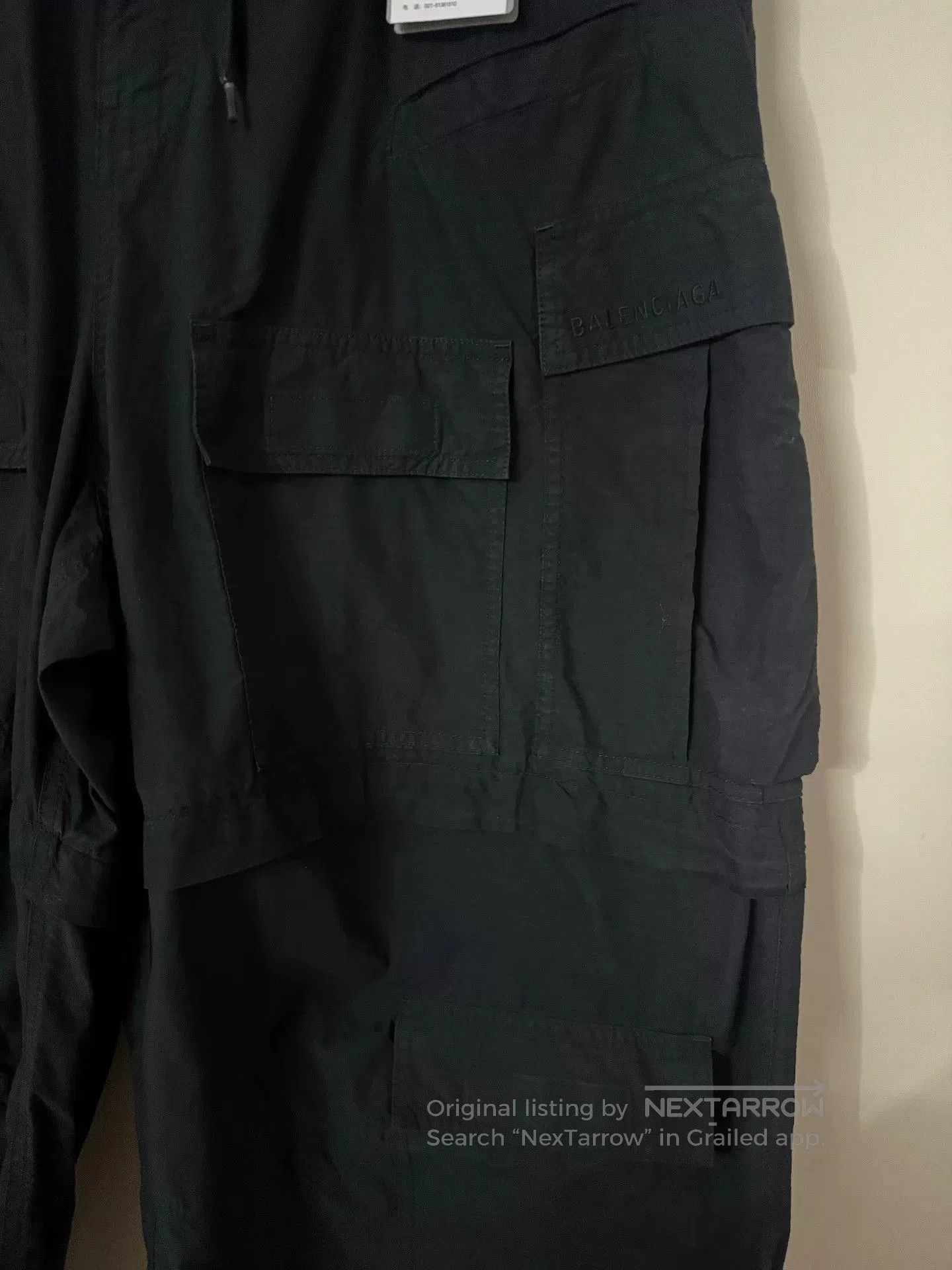 Balenciaga balenciaga pocket cargo pants in black. Size US 26 / EU 42 - 5 Thumbnail